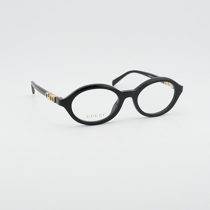 Gucci Gucci GG2153O 001 Eyeglasses Black 51mm Oval Frame Size ONE SIZE - 7 Thumbnail