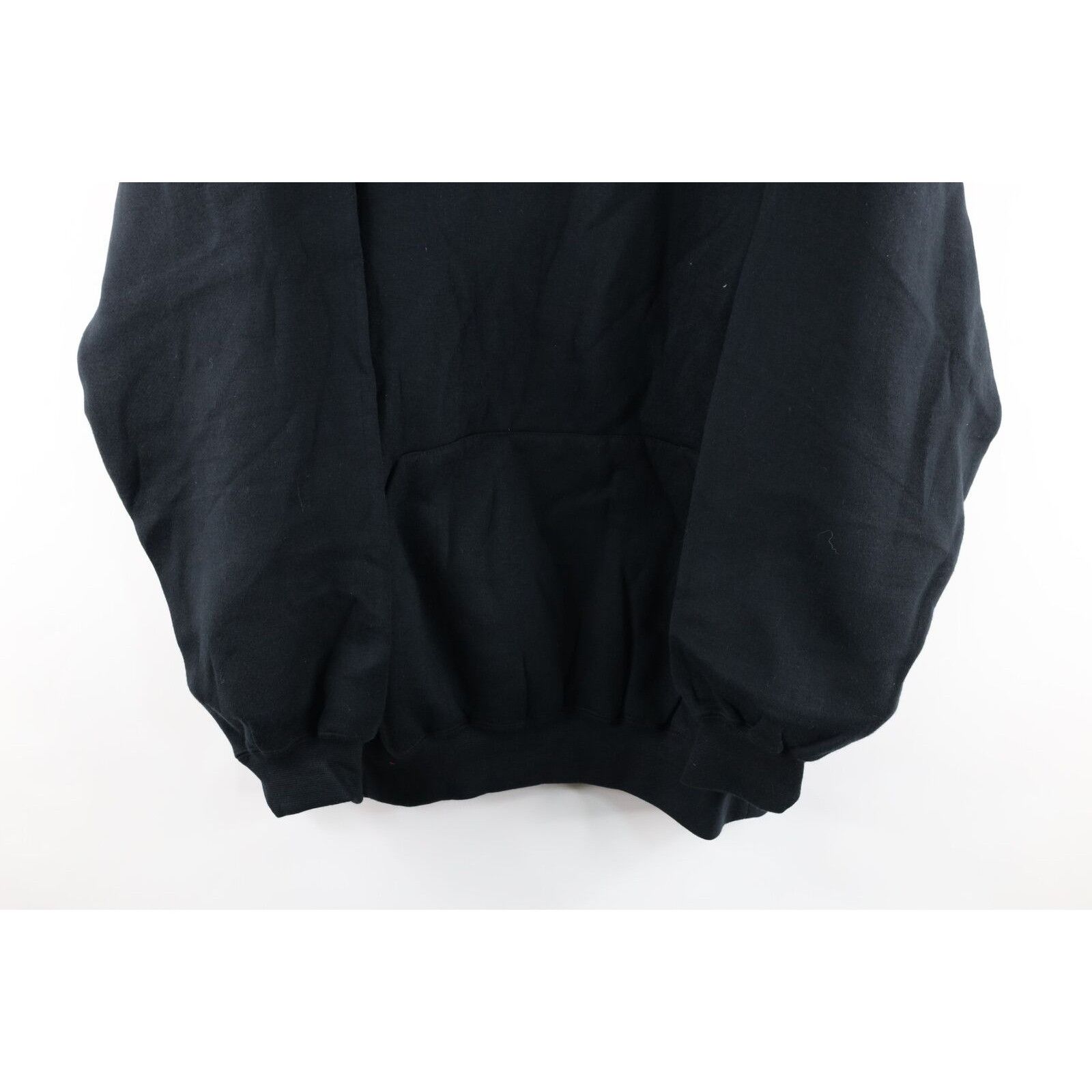 Vintage NOS Vintage 90s Streetwear Blank Heavyweight Hoodiee Size US XL / EU 56 / 4 - 3 Thumbnail