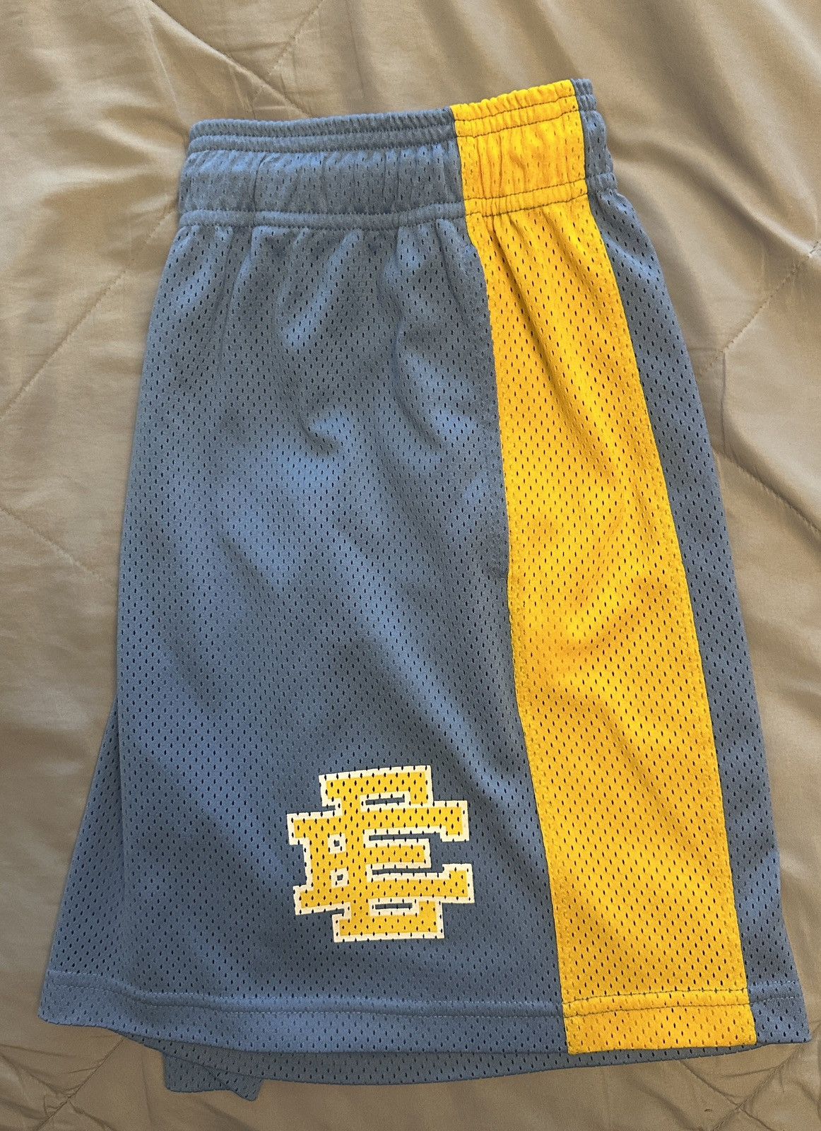 Eric Emanuel Eric Emanuel Baby Blue/Yellow Shorts Size US 38 / EU 54 - 1 Thumbnail