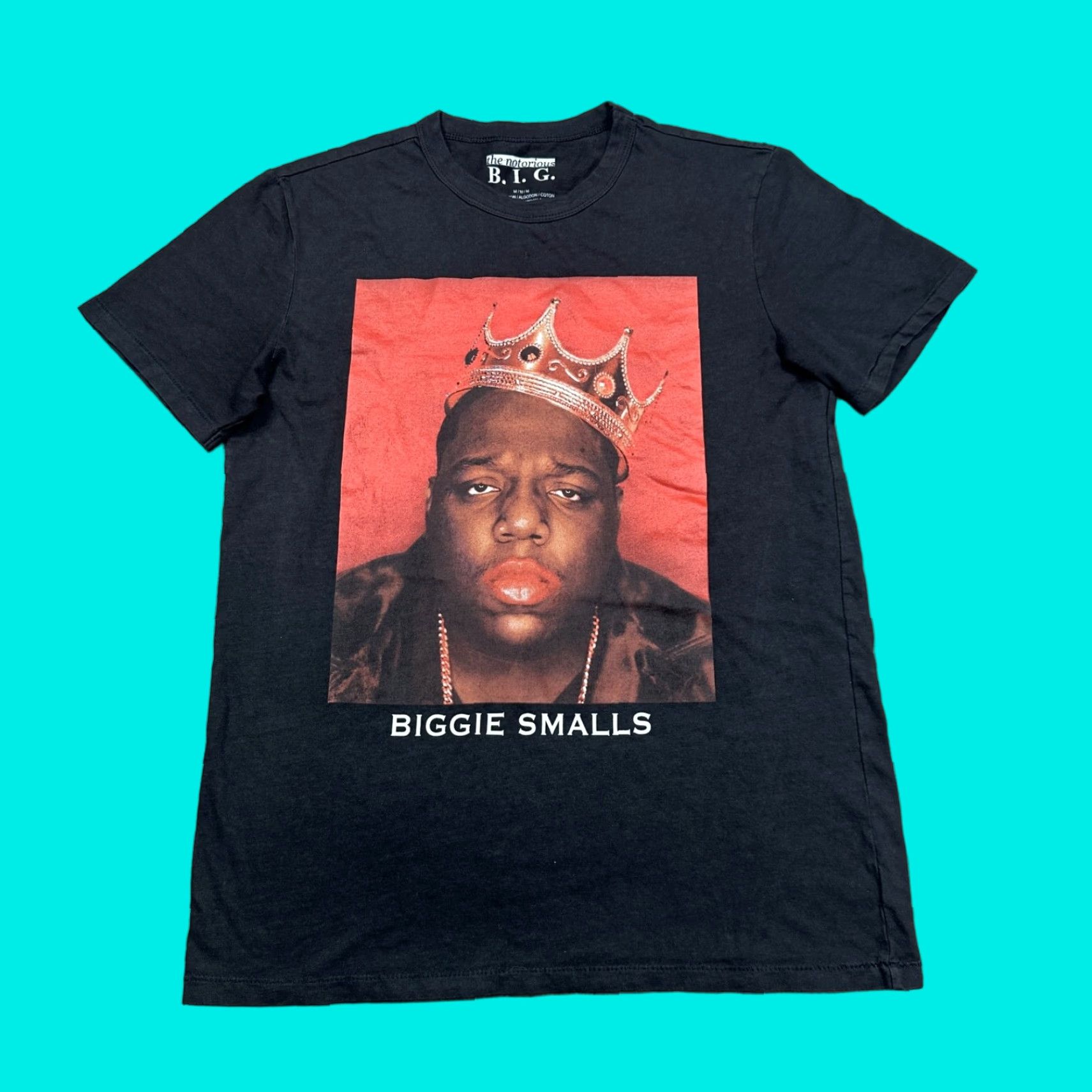 Vintage The Notorious BIG T Shirt Mens M Black Short Sleeve Hip Hop Rap Tee Size US M / EU 48-50 / 2 - 1 Thumbnail