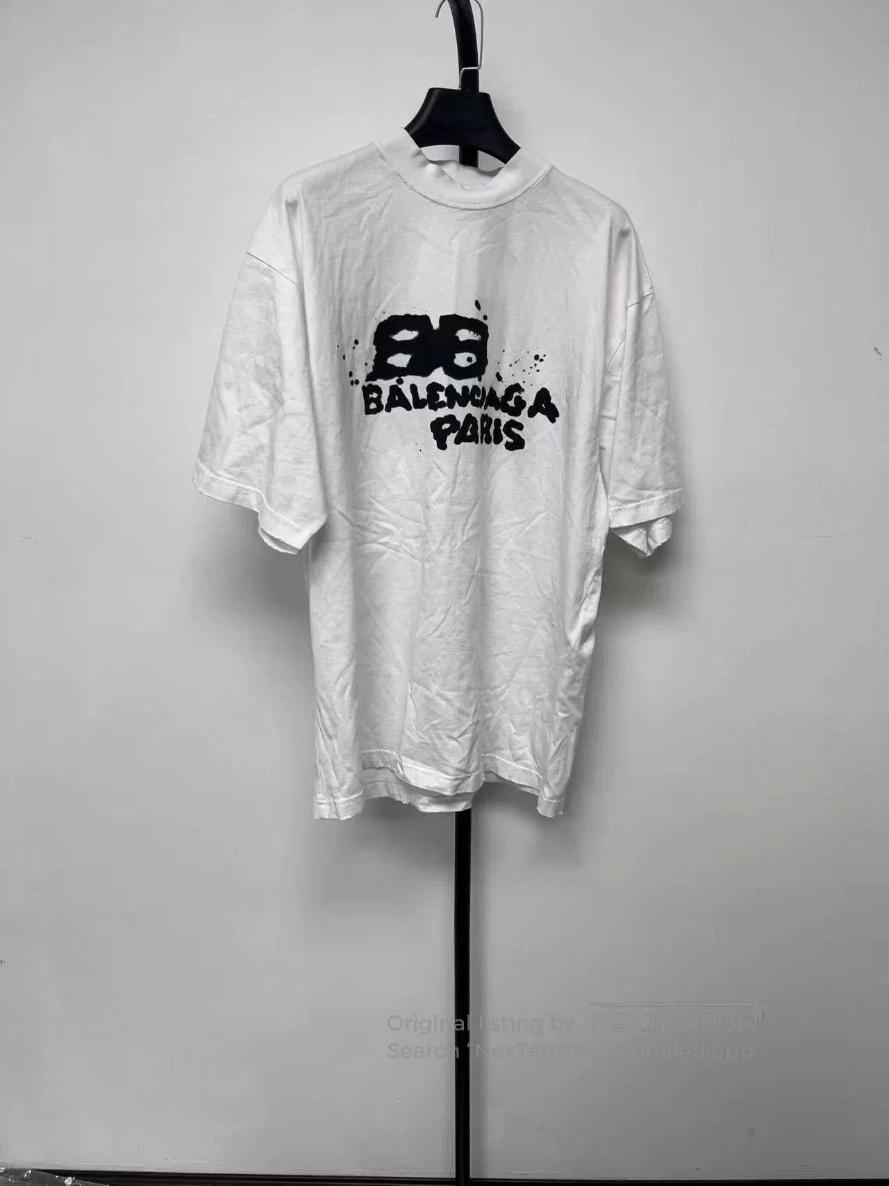 Balenciaga Balenciaga Logo Print Crewneck Short Sleeve T-Shirt. Size US S / EU 44-46 / 1 - 1 Thumbnail
