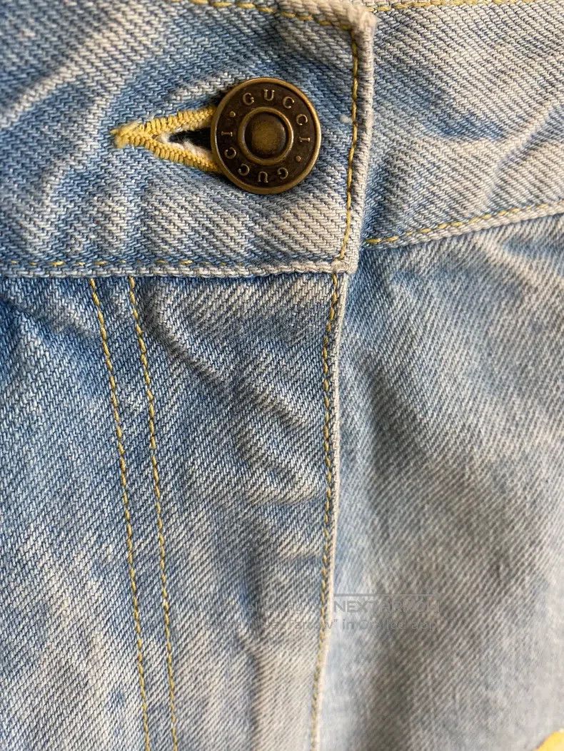 Gucci Gucci Embroidered floral denim shorts Size 26" / US 2 / IT 38 - 5 Thumbnail