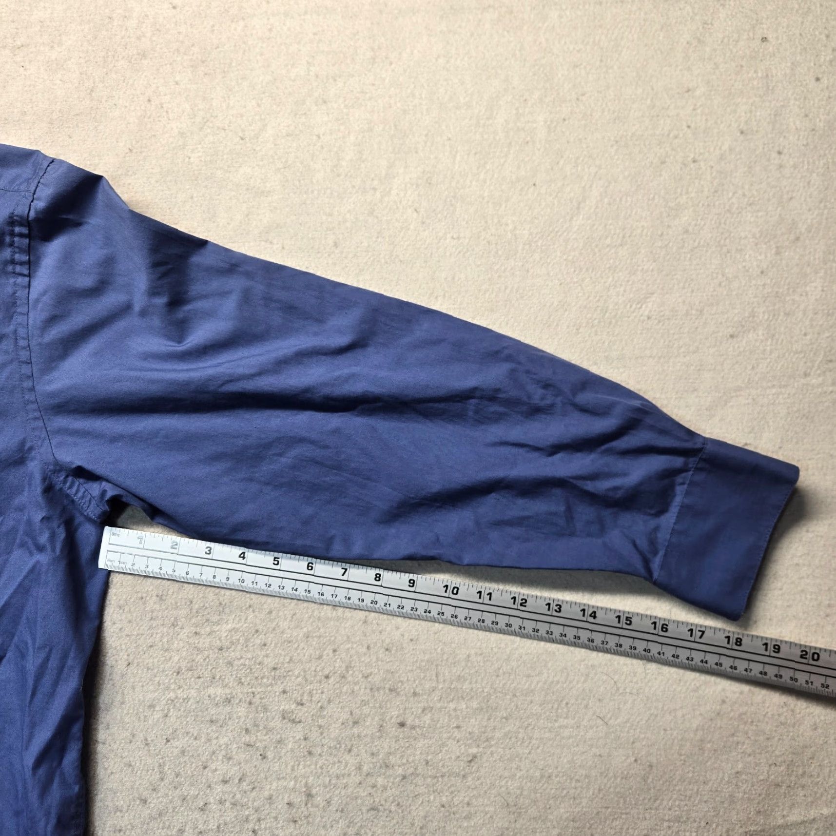 Vintage Ivy Crew Shirt Adult Mens XL Solid Blue Long Sleeve Button-Up Size US XL / EU 56 / 4 - 5 Thumbnail
