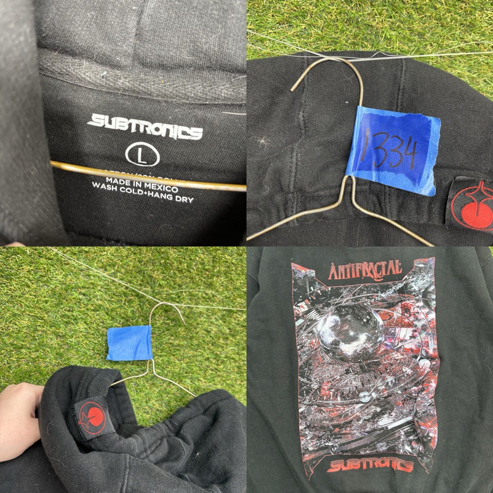 Vintage Subtronics Hoodie Mens L Black Graphic Print Hooded Pullover Sweatshirt Music Size US L / EU 52-54 / 3 - 8 Thumbnail