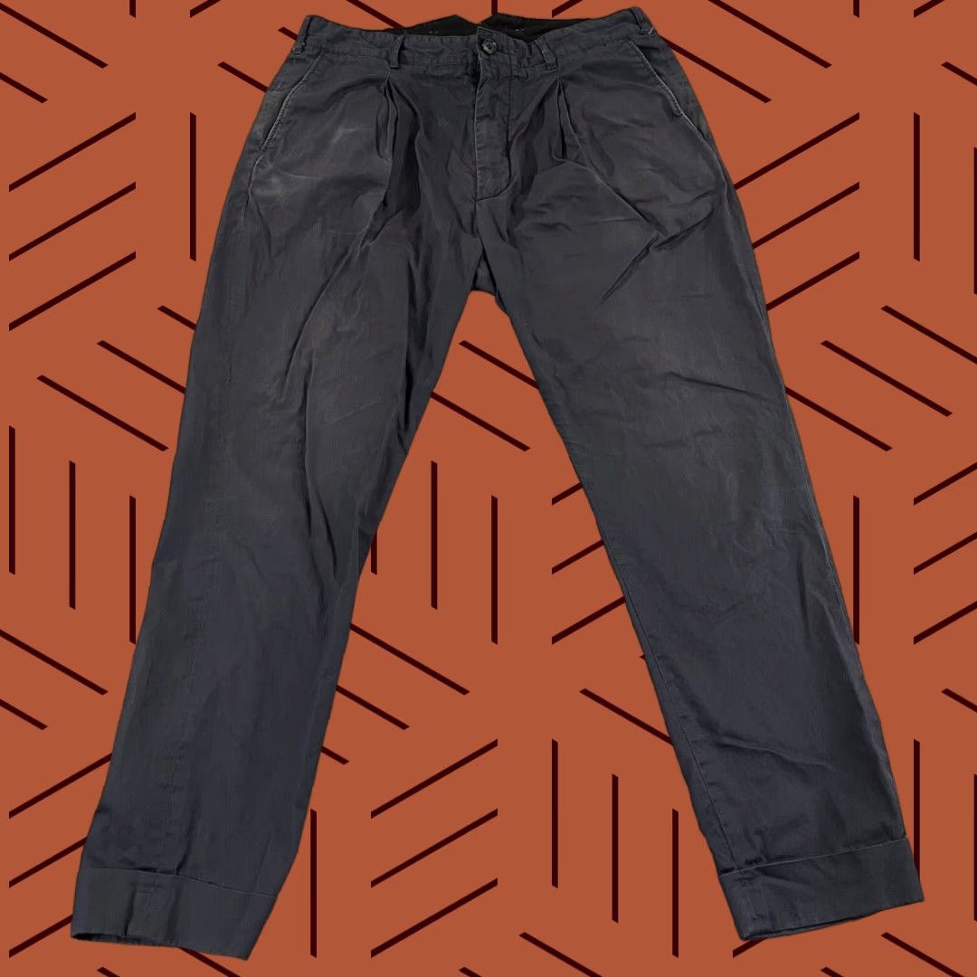 Engineered Garments ENGINEERED GARMENTS Chino Pants Mens 34x30 Faded Blue Buckle Back Work Trousers Regular Fit Size US 34 / EU 50 - 1 Thumbnail