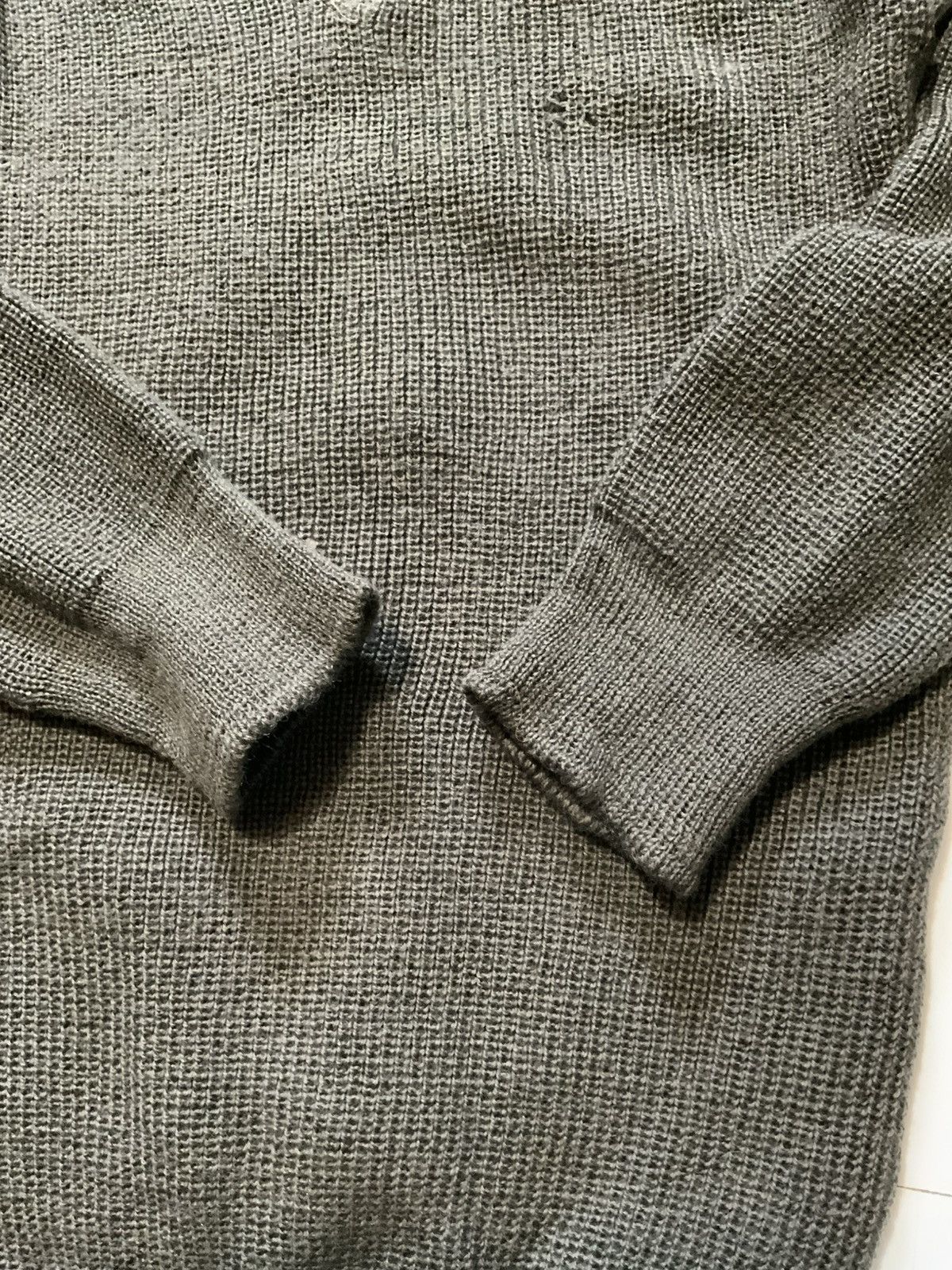 Vintage Vintage 1920s 30s 40s Wool Knit Stripe Fisherman Sweater Size US S / EU 44-46 / 1 - 8 Thumbnail