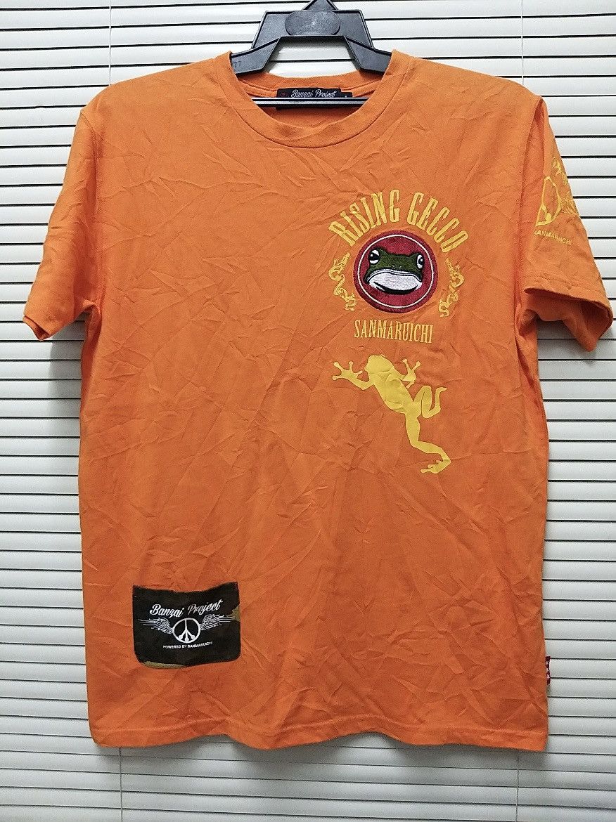 Japanese Brand JAPANESE BANZAI PROJECT GECCO BY SAN MARUICHI T SHIRT Size US L / EU 52-54 / 3 - 2 Thumbnail