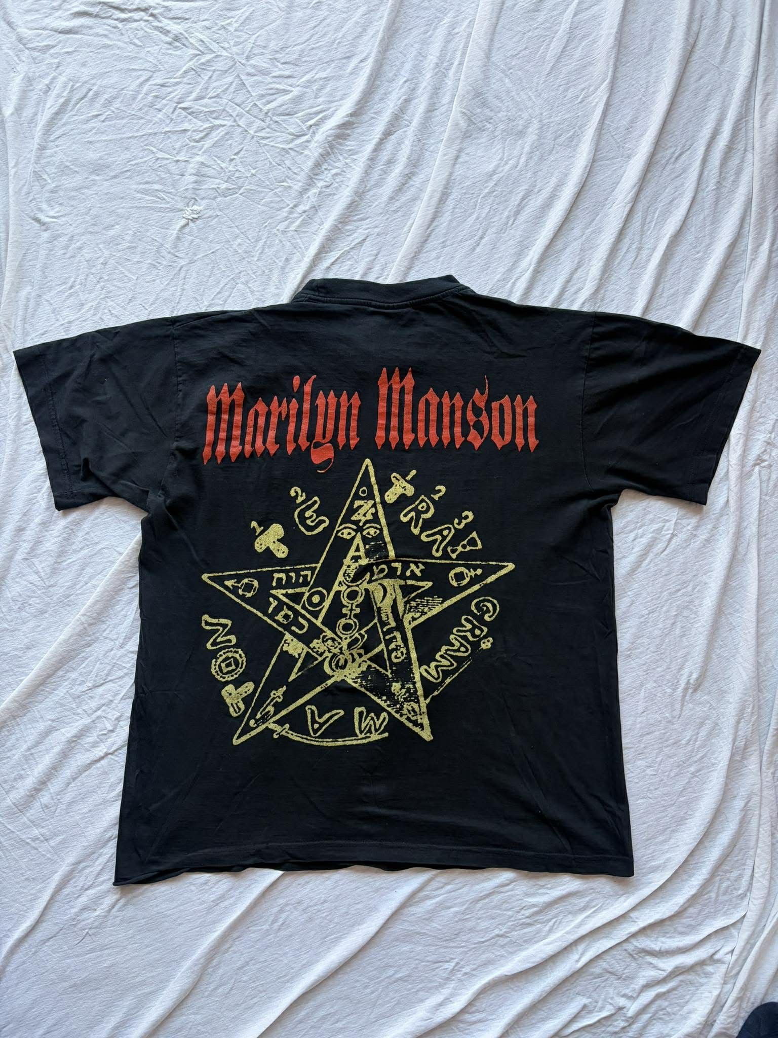 Band Tees Marilyn Manson antichrist holy wood era 90's Size US M / EU 48-50 / 2 - 2 Thumbnail