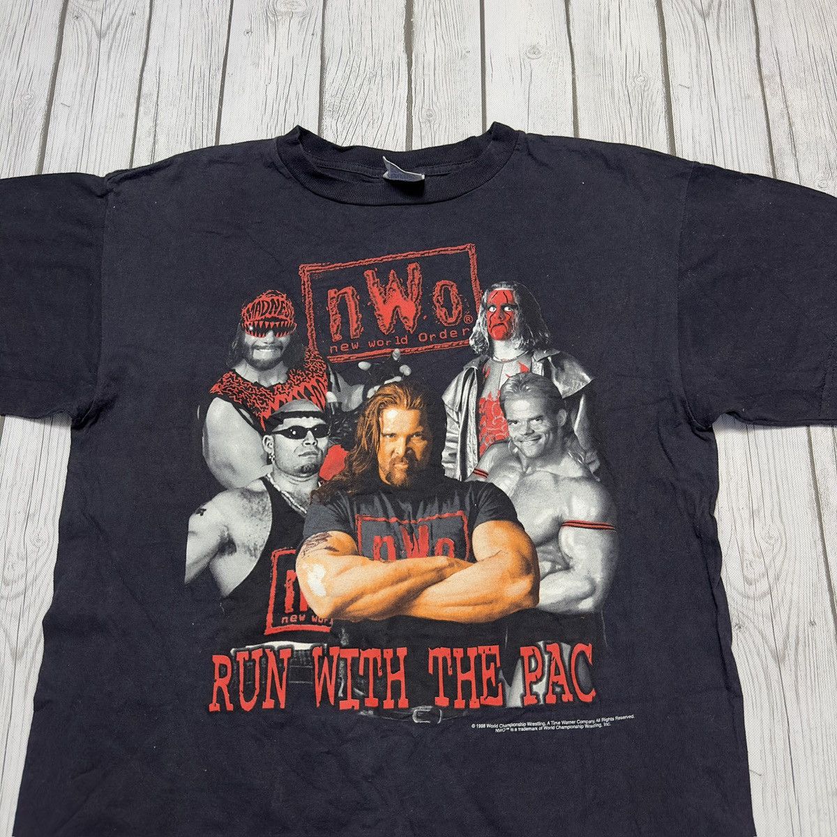 Tultex × Vintage × WCW/nWo Vintage New World Order tee Size US L / EU 52-54 / 3 - 3 Thumbnail