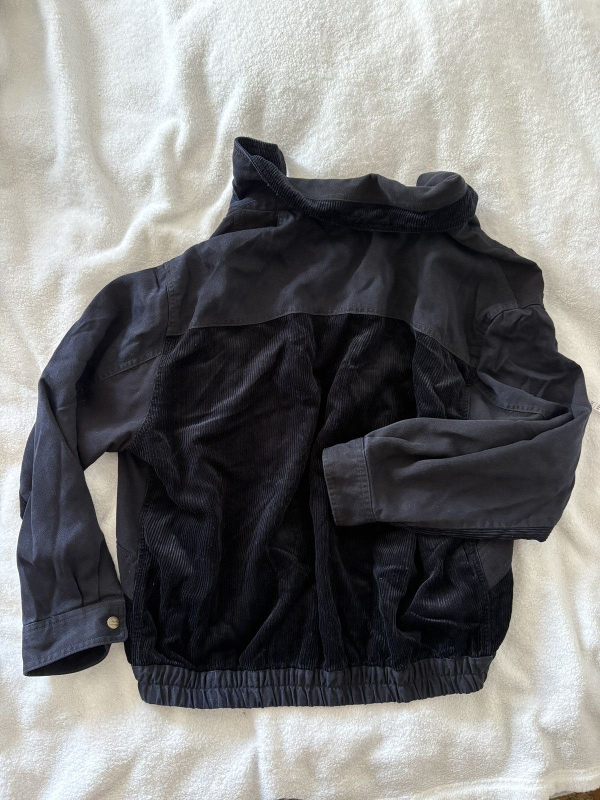 Lancel Vintage Lancel Japan-Made Navy Corduroy Panel Jacket Size M / US 6-8 / IT 42-44 - 3 Thumbnail