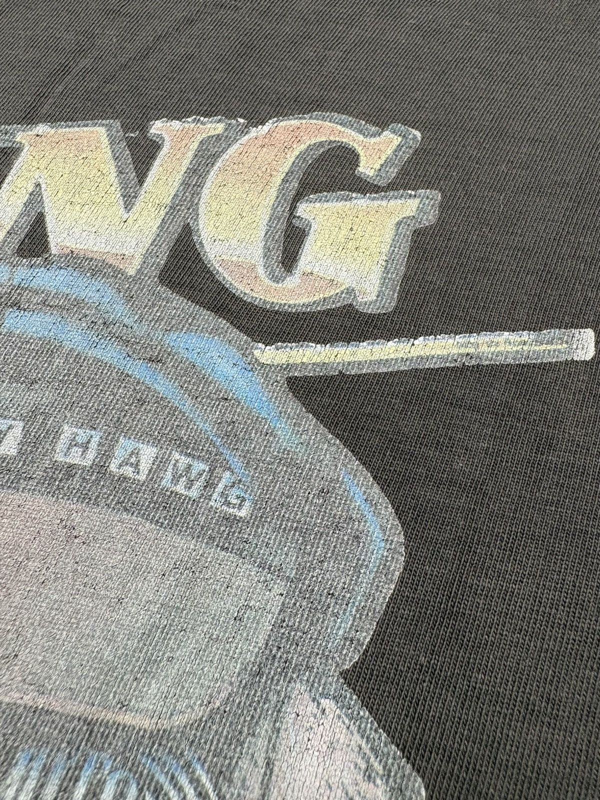 Harley Davidson Vintage 1982 Harley Davidson King Of The Road Pig Biker Tee Size US M / EU 48-50 / 2 - 6 Thumbnail