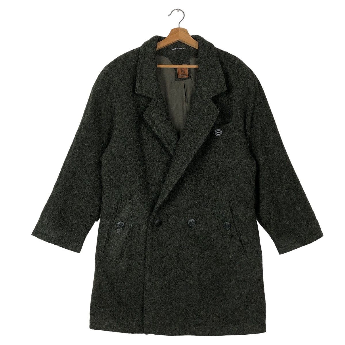 Japanese Brand 🔥90’s Vintage Wool Mohair Double Breast Jacket Steinbock Size US M / EU 48-50 / 2 - 1 Thumbnail