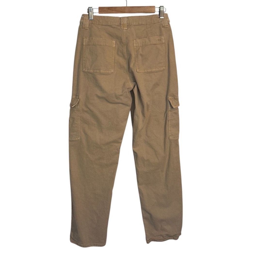 American Eagle Outfitters American Eagle Pants Women 6 Tan Khaki Stretch Cargo Size 28" / US 6 / IT 42 - 4 Thumbnail
