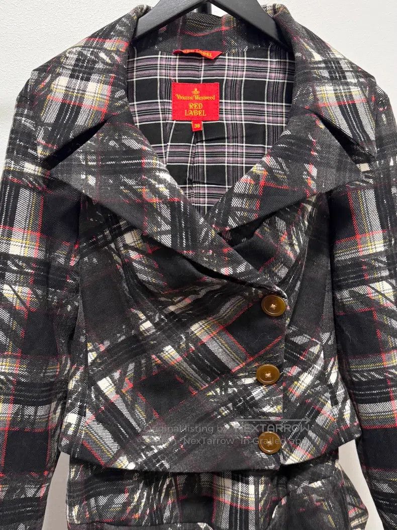 Vivienne Westwood Vivienne Westwood Rare Graffiti Witch Lapel Jacket, Asymme Size XS / US 0-2 / IT 36-38 - 4 Thumbnail