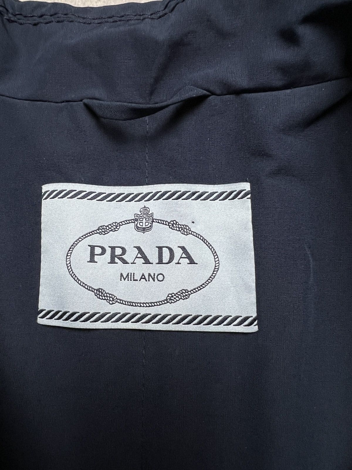 Prada Classic Prada Rain Trench Coat Double-Breasted Rare Blazer Size S / US 4 / IT 40 - 15 Thumbnail