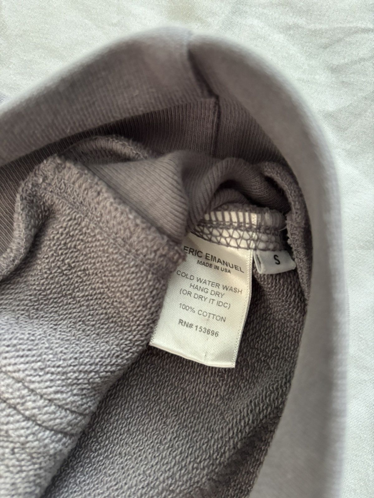 Eric Emanuel Eric Emanuel Gray Hoodie Size US S / EU 44-46 / 1 - 6 Thumbnail