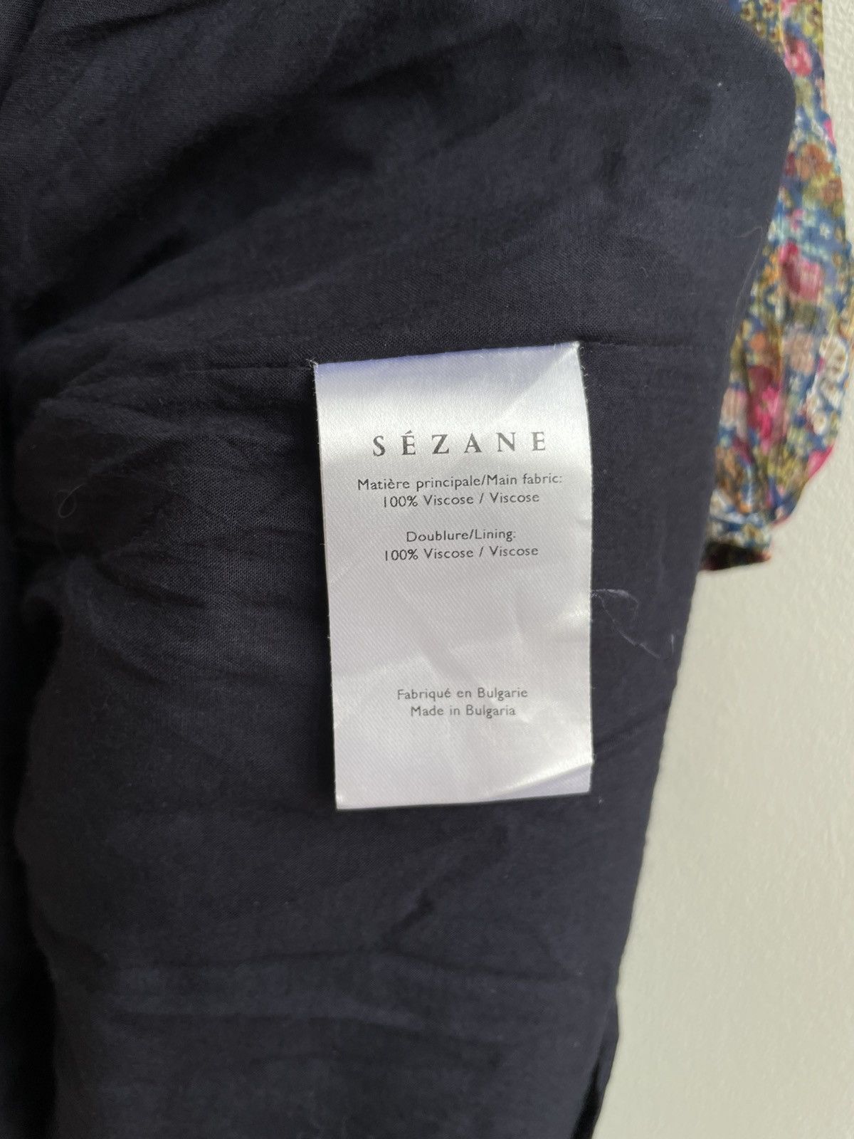 Designer × Sezane SÉZANE Holy Dress Floral Flower Midi Mini Dress Size XS / US 0-2 / IT 36-38 - 11 Thumbnail