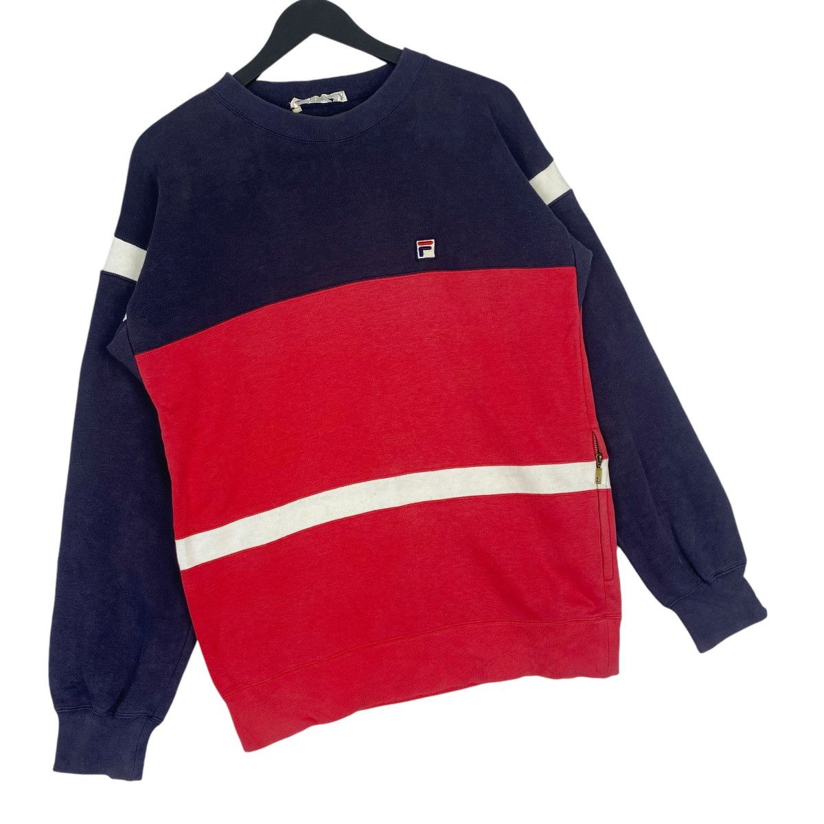 Fila Fila Colorblock Sweathsirt Small Logo Crewneck Pullover Size US L / EU 52-54 / 3 - 4 Thumbnail