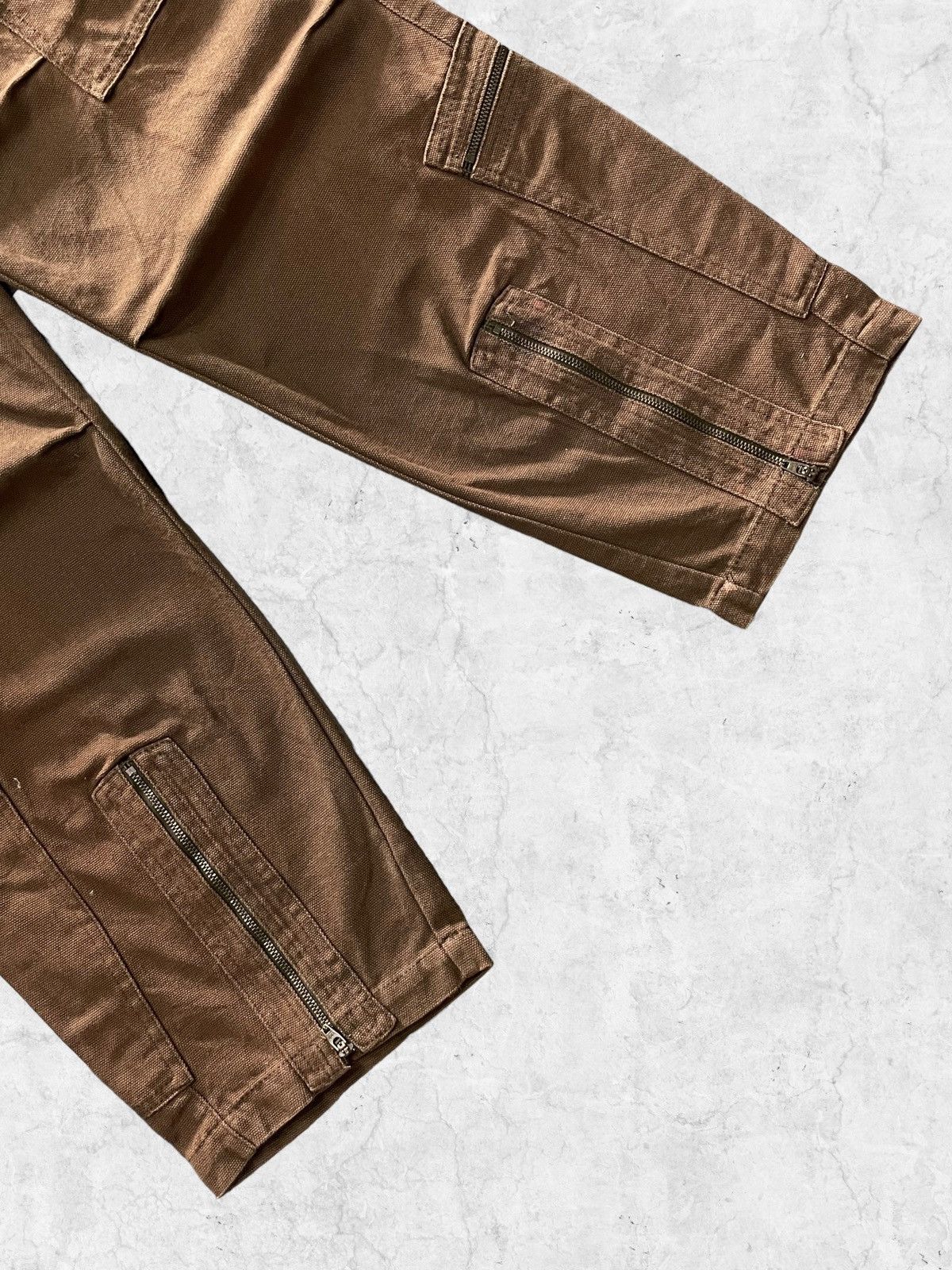 Vintage Amore Puro Multi Pocket Baggy Cargo Pants With Belt Size US 30 / EU 46 - 7 Thumbnail