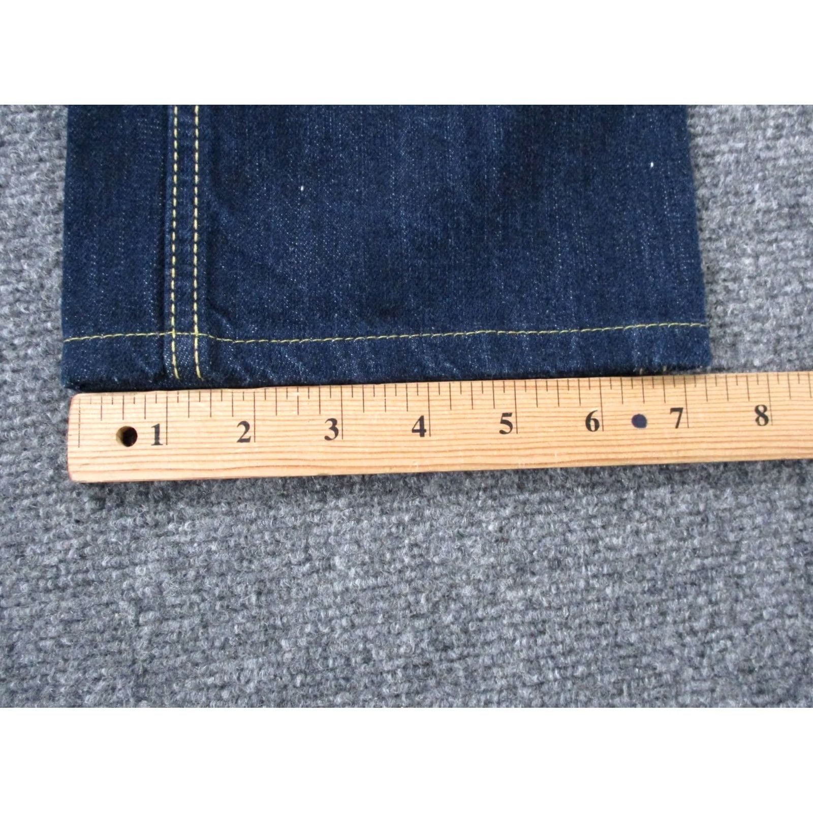 Edwin Edwin Jeans Mens L Blue Denim Overworks Factory Classic Straight Casual Jeans Brand Edwin Masculine Sizes L Blue Denim Straight Fit Mens Size US 33 - 5 Thumbnail