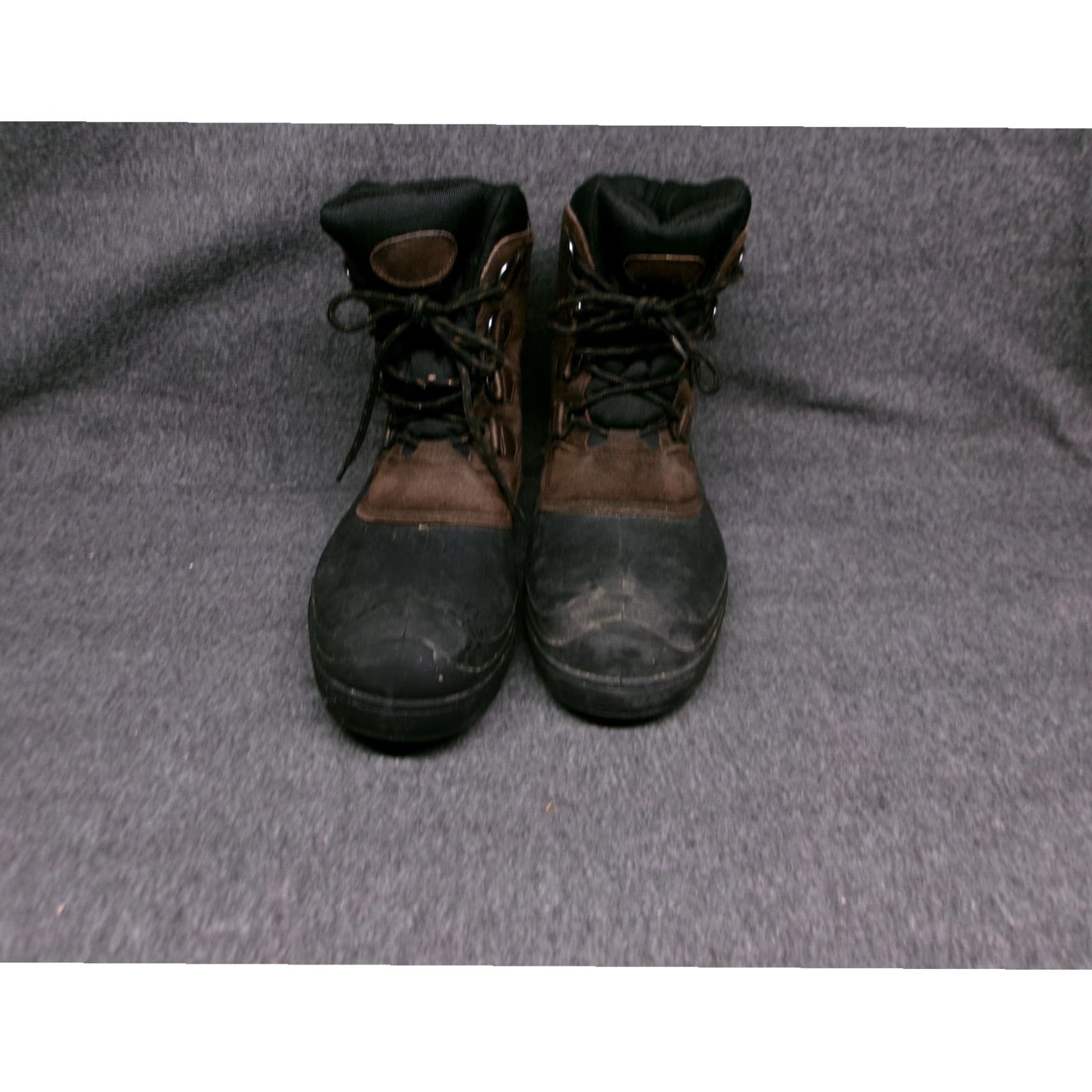 George George Boots Mens 11 Brown Black Outdoor Lace Up Waterproof Rugged Shoe Boot Mens Winter Outdoor Workwear Hiking Snow Gear Size US 11 / EU 44 - 2 Thumbnail