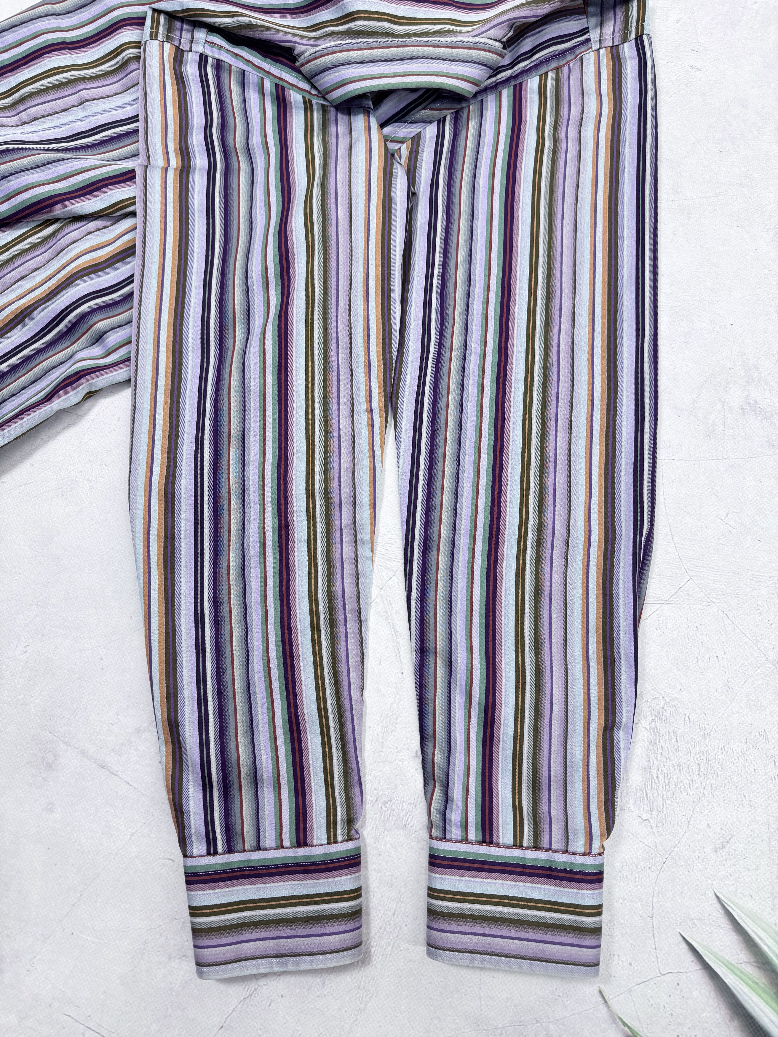 Etro Etro Shirt Multicolor Sriped Pattern Classic Size US L / EU 52-54 / 3 - 10 Thumbnail