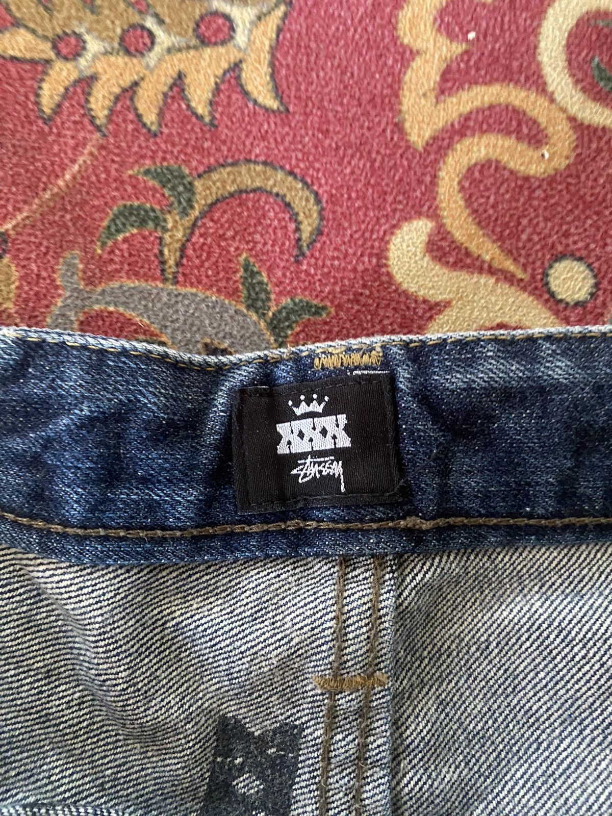 Other 🔥🔥Stussy XXX Rare Design Style Distressed Denim Pants Size US 36 / EU 52 - 16 Thumbnail