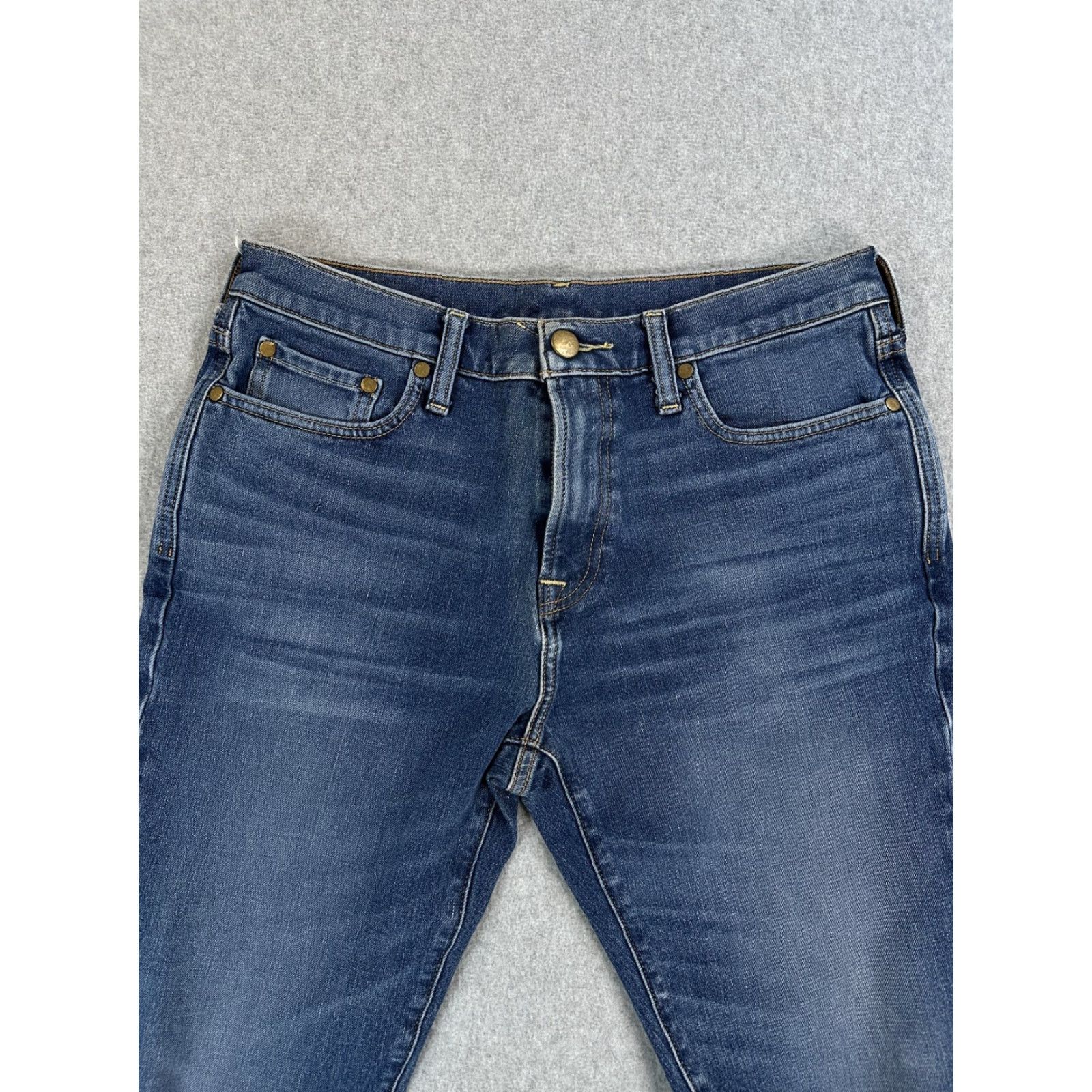 Flint And Tinder Flint & Tinder Jeans Mens 32x30 Blue Denim Tapered Medium Wash Mid Rise Sample Size US 32 / EU 48 - 5 Thumbnail