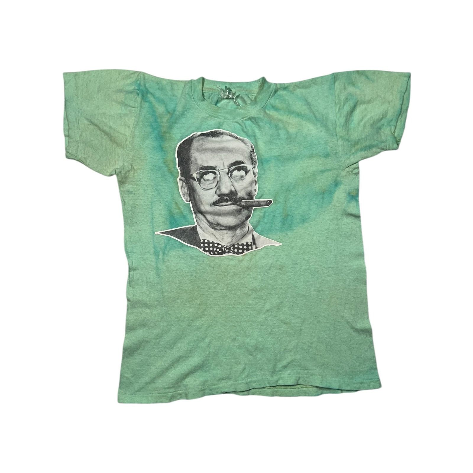 Vintage Vintage 1970s Groucho Marx Comedian tie dye tee (S) Size US S / EU 44-46 / 1 - 1 Thumbnail