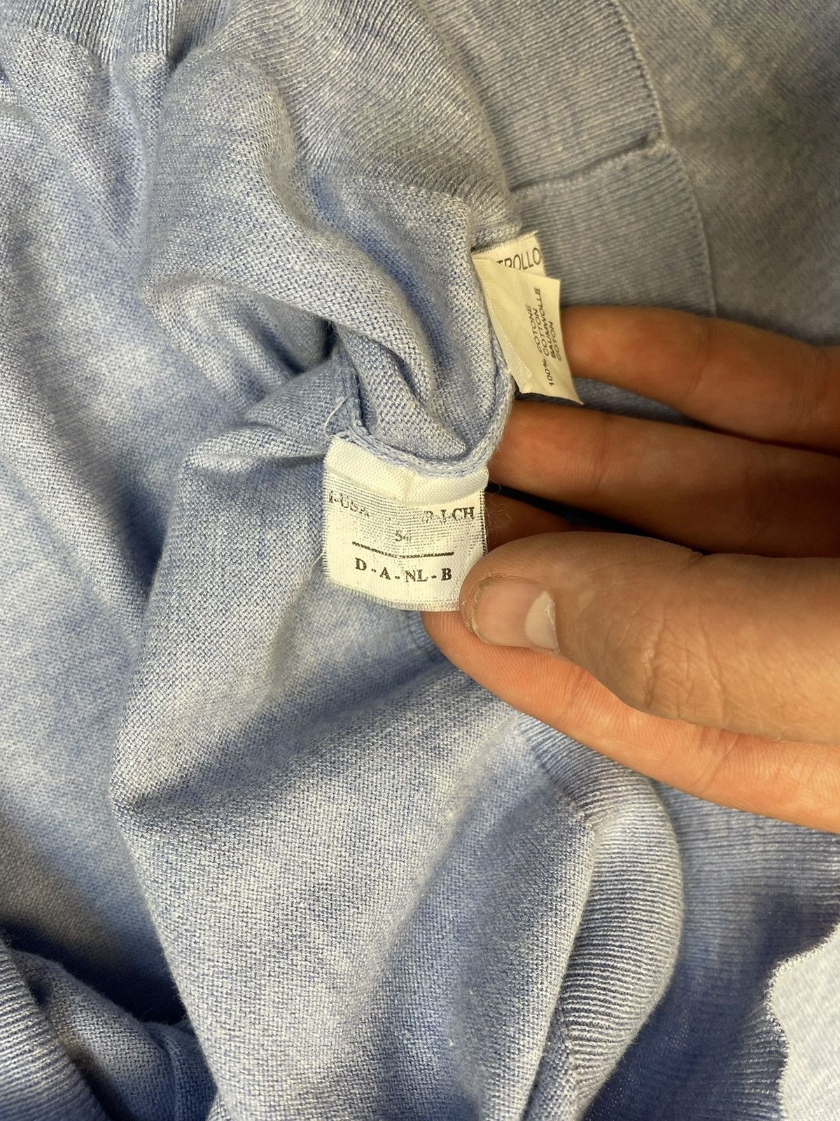 Brunello Cucinelli Brunello Cucinelli blue sweatshirt Size US L / EU 52-54 / 3 - 9 Thumbnail