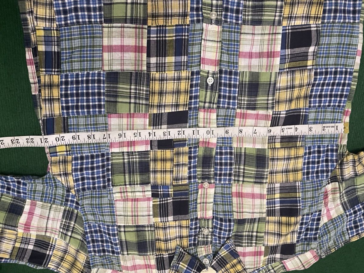Beams Plus × Japanese Brand Vintage Beams Patchwork Shirt Buttons Upp Size US L / EU 52-54 / 3 - 9 Thumbnail
