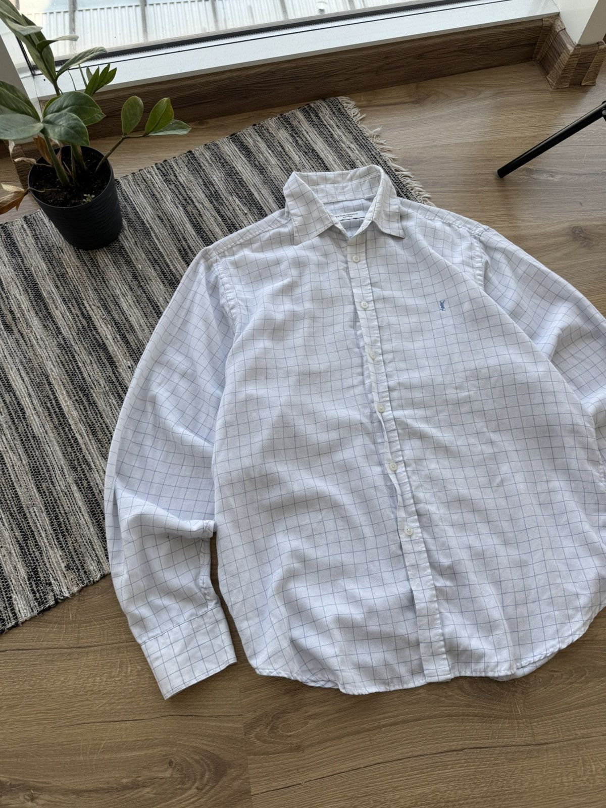 Other Vintage Yves Saint Laurent YSL button up shirt Size US L / EU 52-54 / 3 - 4 Thumbnail