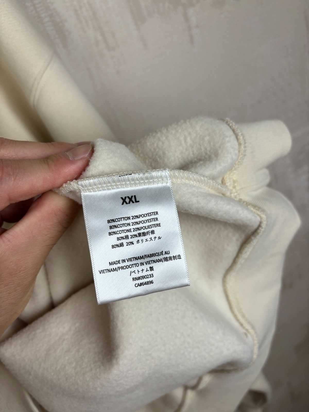 Essentials Essentials Fear of God Turtleneck Sweatshirt Cream Ivory Size US XXL / EU 58 / 5 - 12 Thumbnail