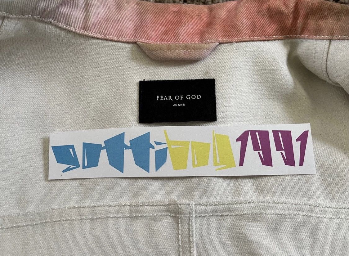 Fear of God Fear of God's Summer 2018 "Clouds" Drop Denim Jacket M 69 Size US M / EU 48-50 / 2 - 5 Thumbnail