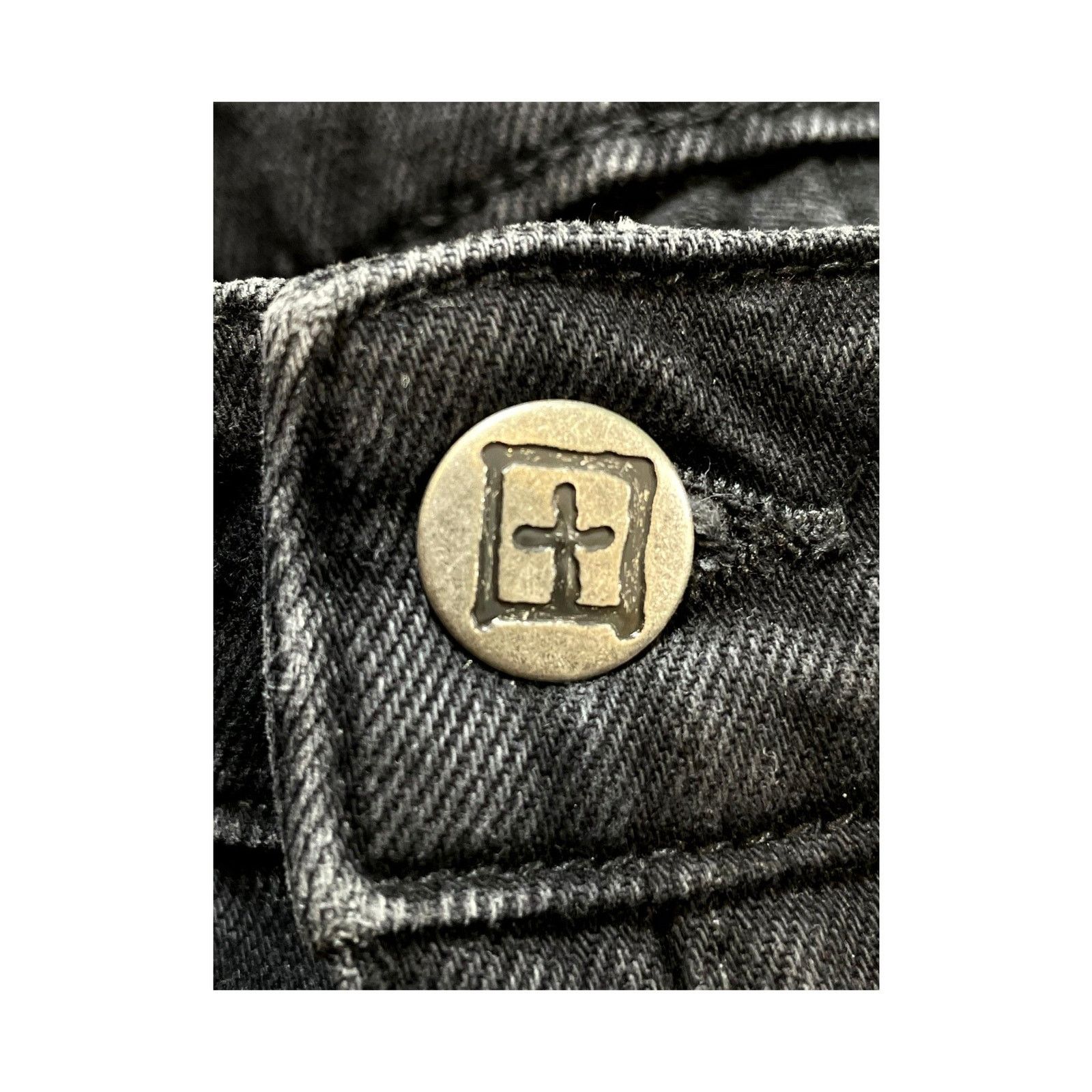 Ksubi Ksubi Plus Monogram Black Jeans Size US 40 / EU 56 - 3 Thumbnail