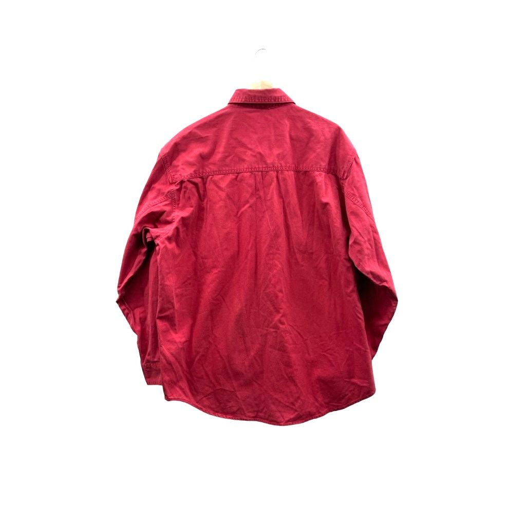 Levi's × Vintage Vintage Levi's Red Button Up Shirt Loose Fit Size US L / EU 52-54 / 3 - 2 Thumbnail