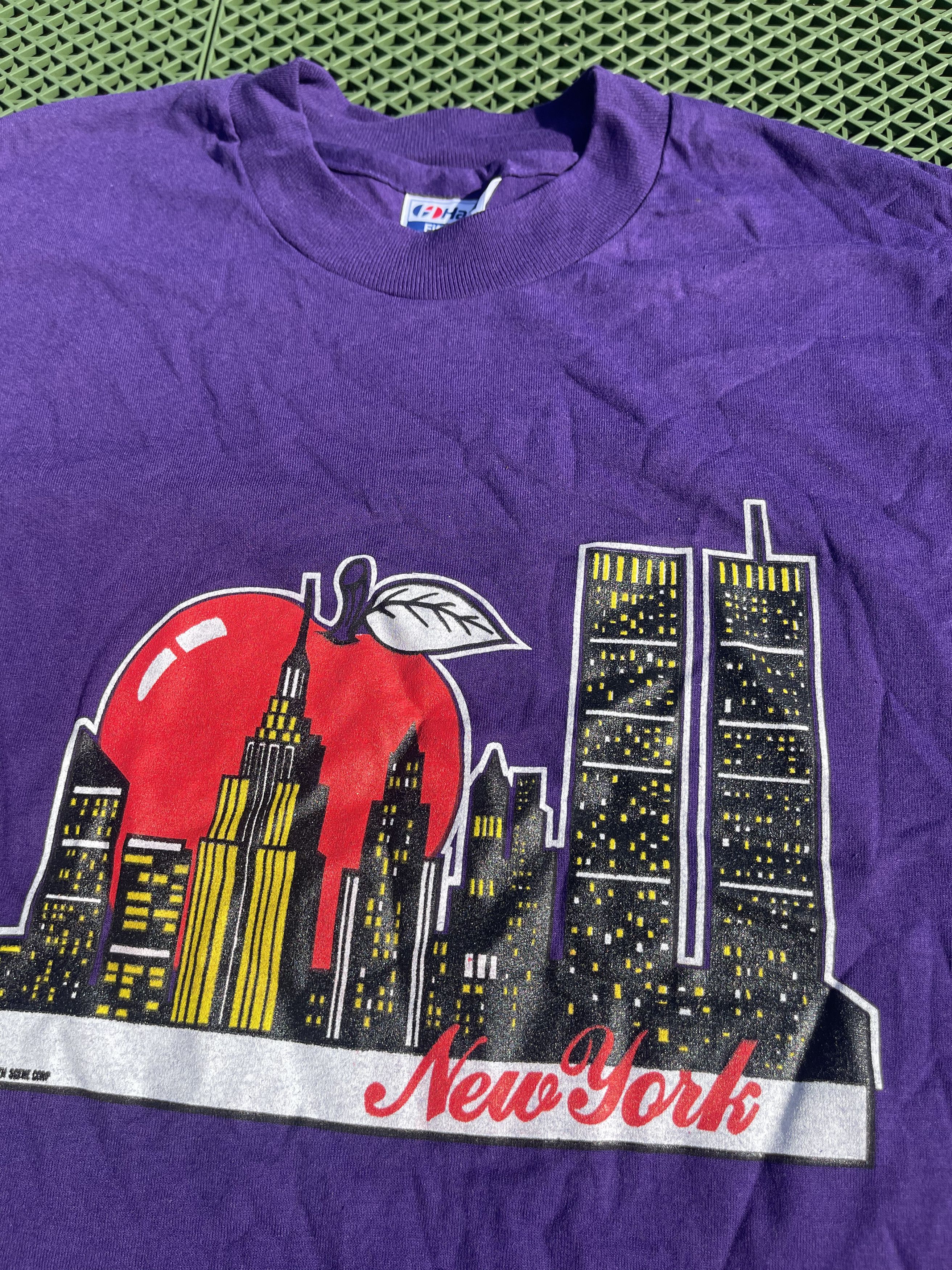 Vintage Twin Towers 90's New York City Vintage NYC T-Shirt Size US M / EU 48-50 / 2 - 5 Thumbnail