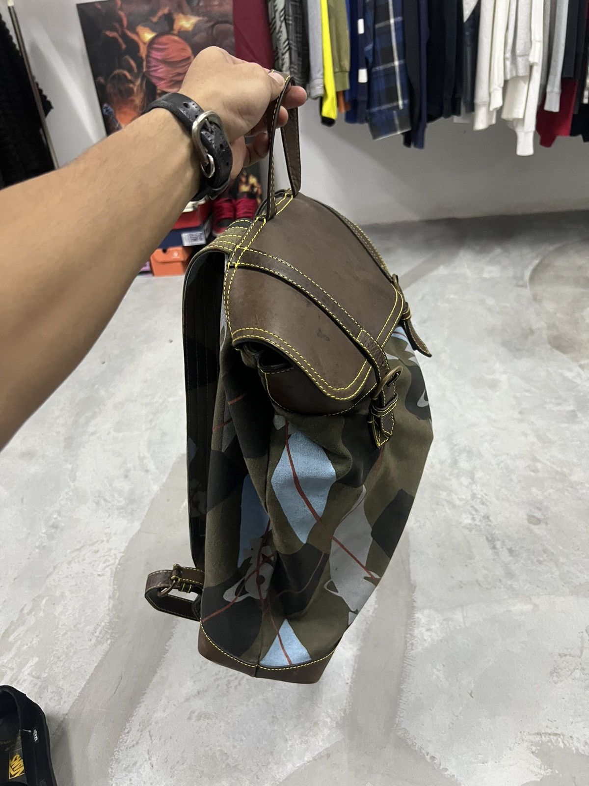 Vivienne Westwood Vivienne Westwood Africa Harlequin Steamer Rucksack. Size ONE SIZE - 5 Thumbnail