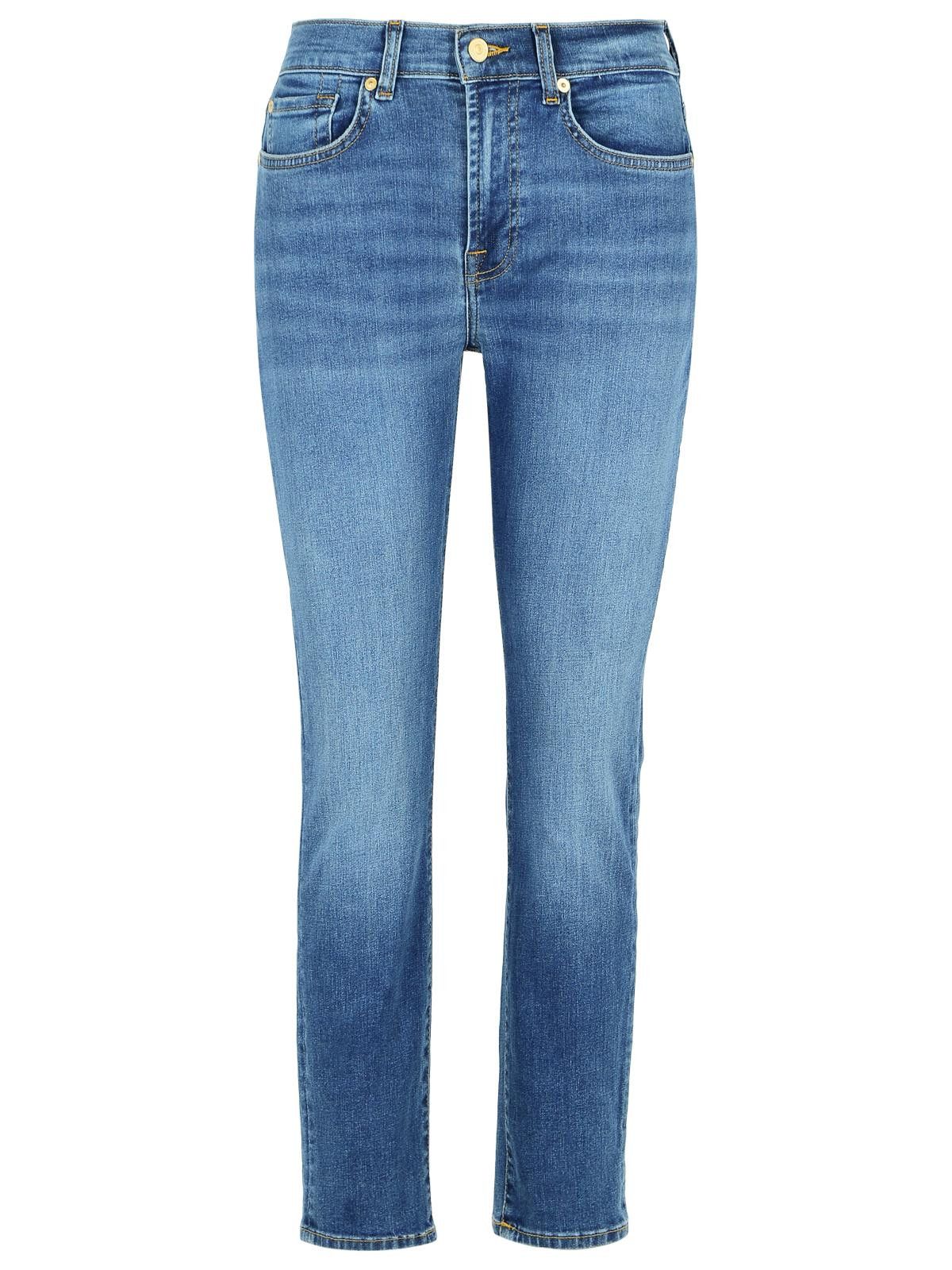 7 For All Mankind 7 FOR ALL MANKIND 'Relaxed Skinny' Blue Cotton Jeans Size 27" / US 4 / IT 40 - 1 Thumbnail