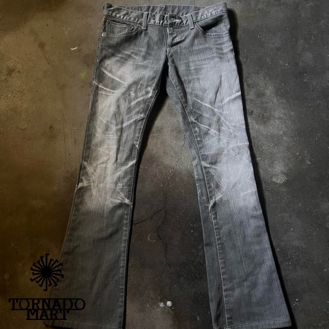 image of Tornado Mart Japan Tornado Mart Women Japanese Flared Denim in Grey, Men's (Size 30)