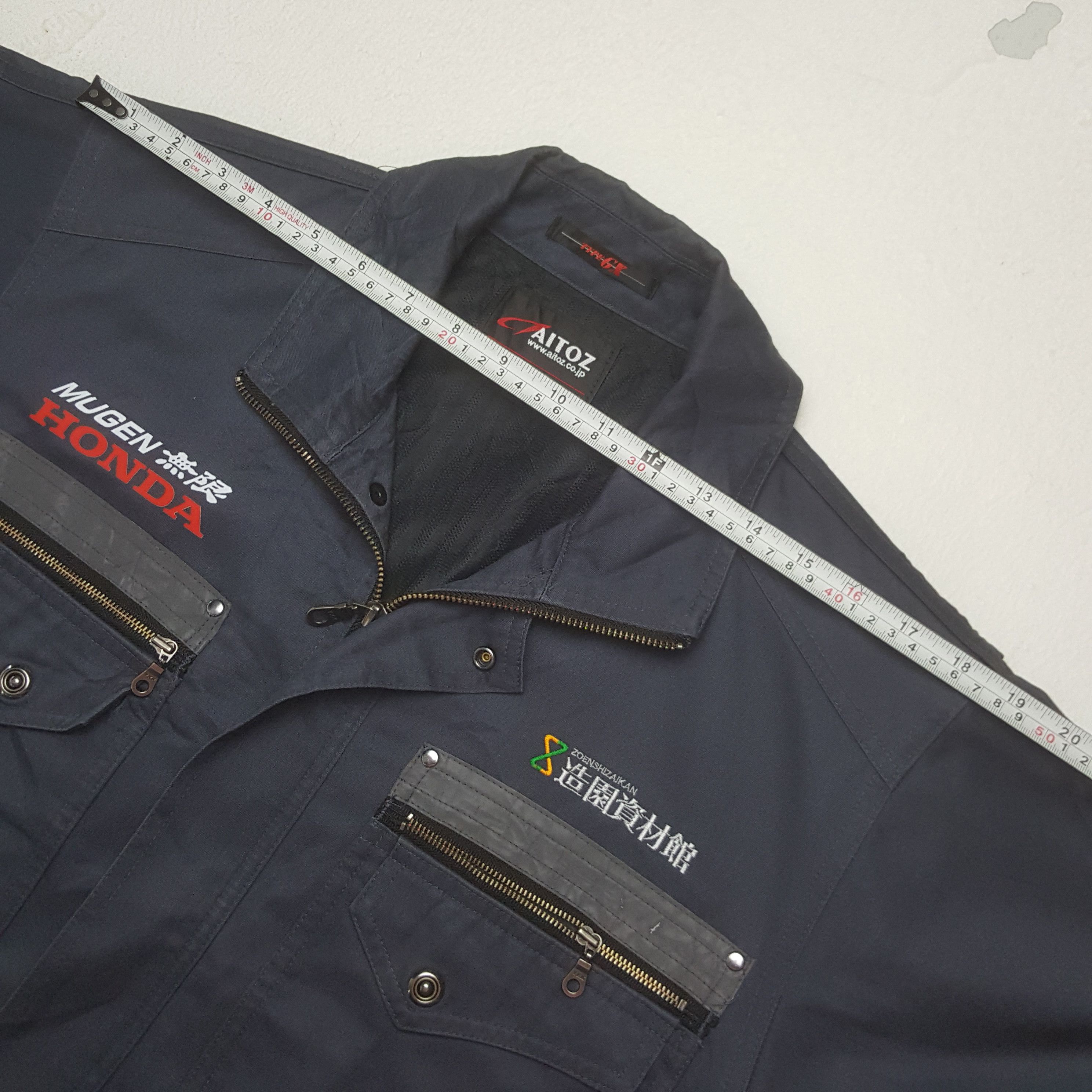 Honda × Vintage Vintage Mugen Honda Custom Art Zipper Uniform Worker Jacket Size US M / EU 48-50 / 2 - 6 Thumbnail