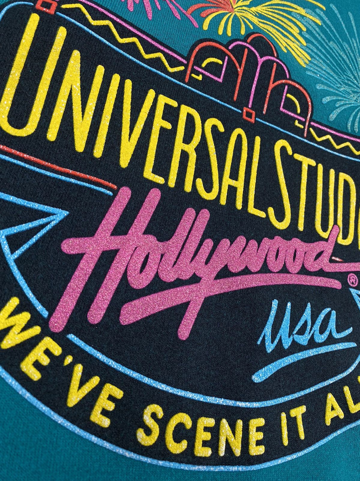 Universal Studios 1990s Vintage Universal Studios Hollywood Graphic Sweatshirt Size US XL / EU 56 / 4 - 3 Thumbnail