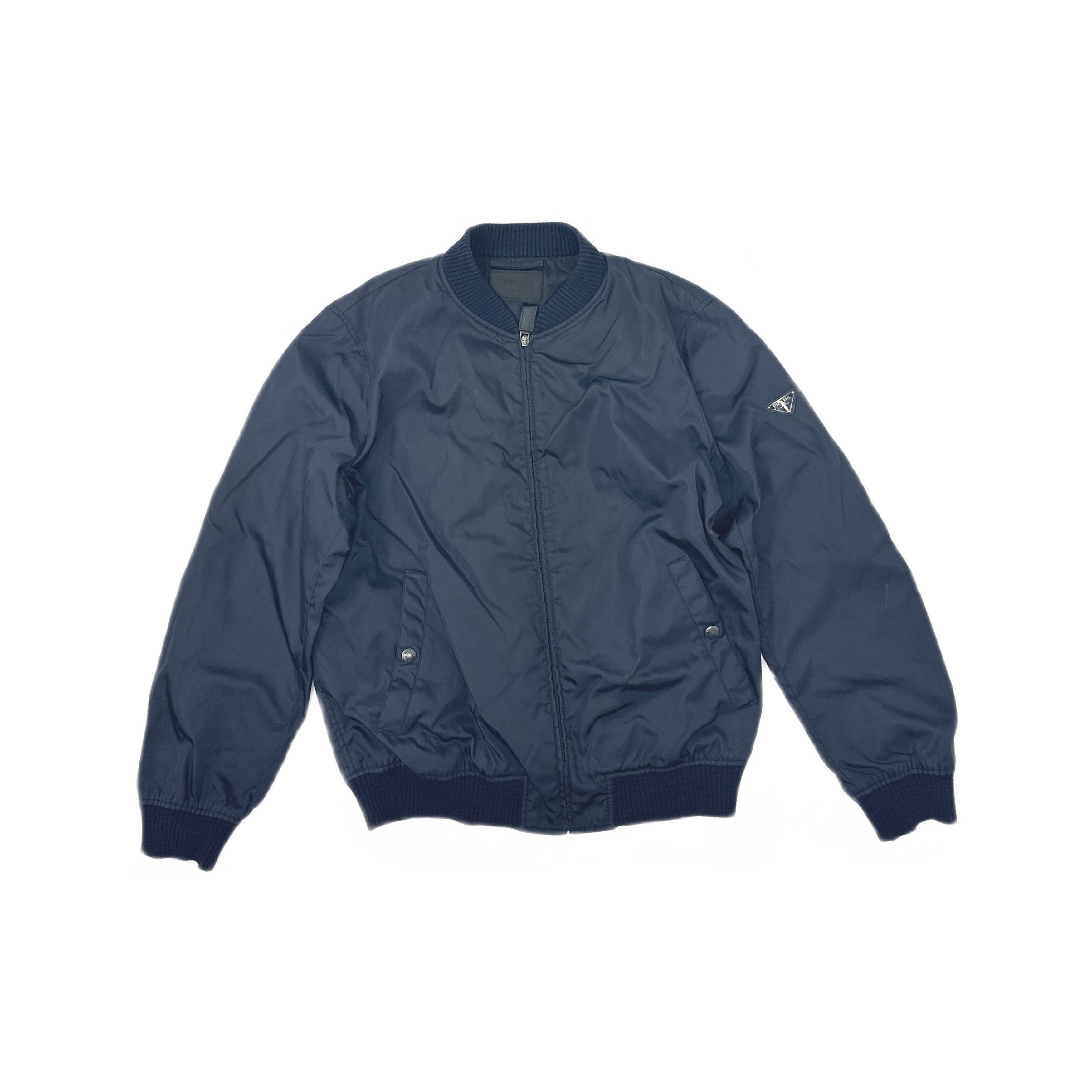 Prada Prada Triangle Logo Nylon Bomber Jacket Size M Size US M / EU 48-50 / 2 - 1 Thumbnail
