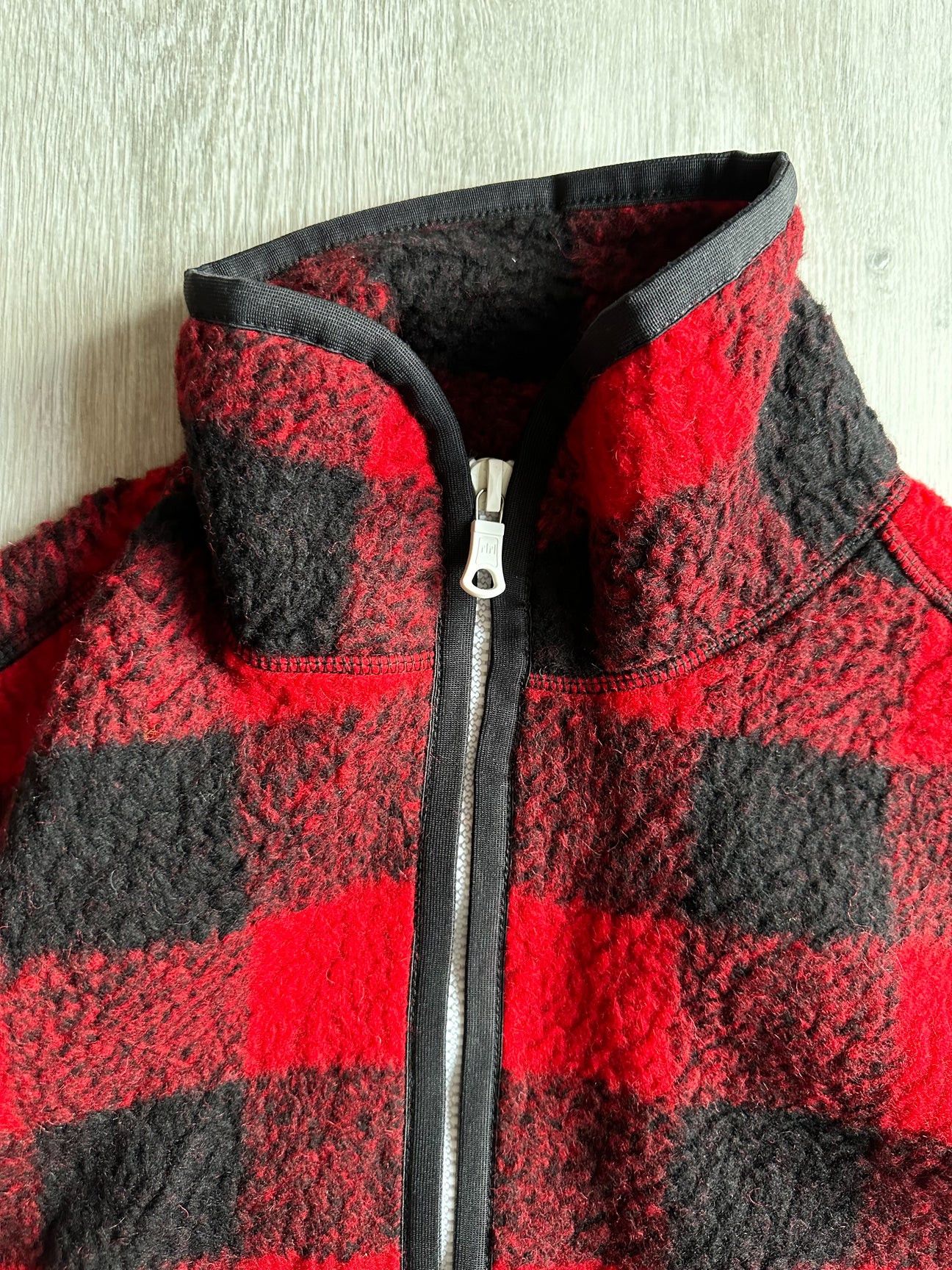 Drake's Drake's Buffalo Check Wool Bouclé Vest Gilet In Red Black Size US M / EU 48-50 / 2 - 6 Thumbnail