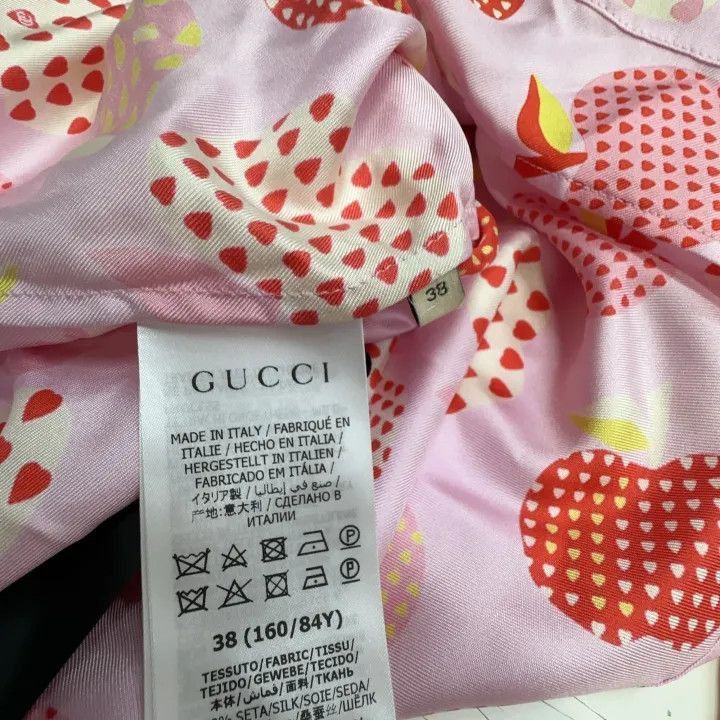 Gucci Gucci Heart Apple Pattern Long Sleeve Shirt-2507 Size S / US 4 / IT 40 - 3 Thumbnail