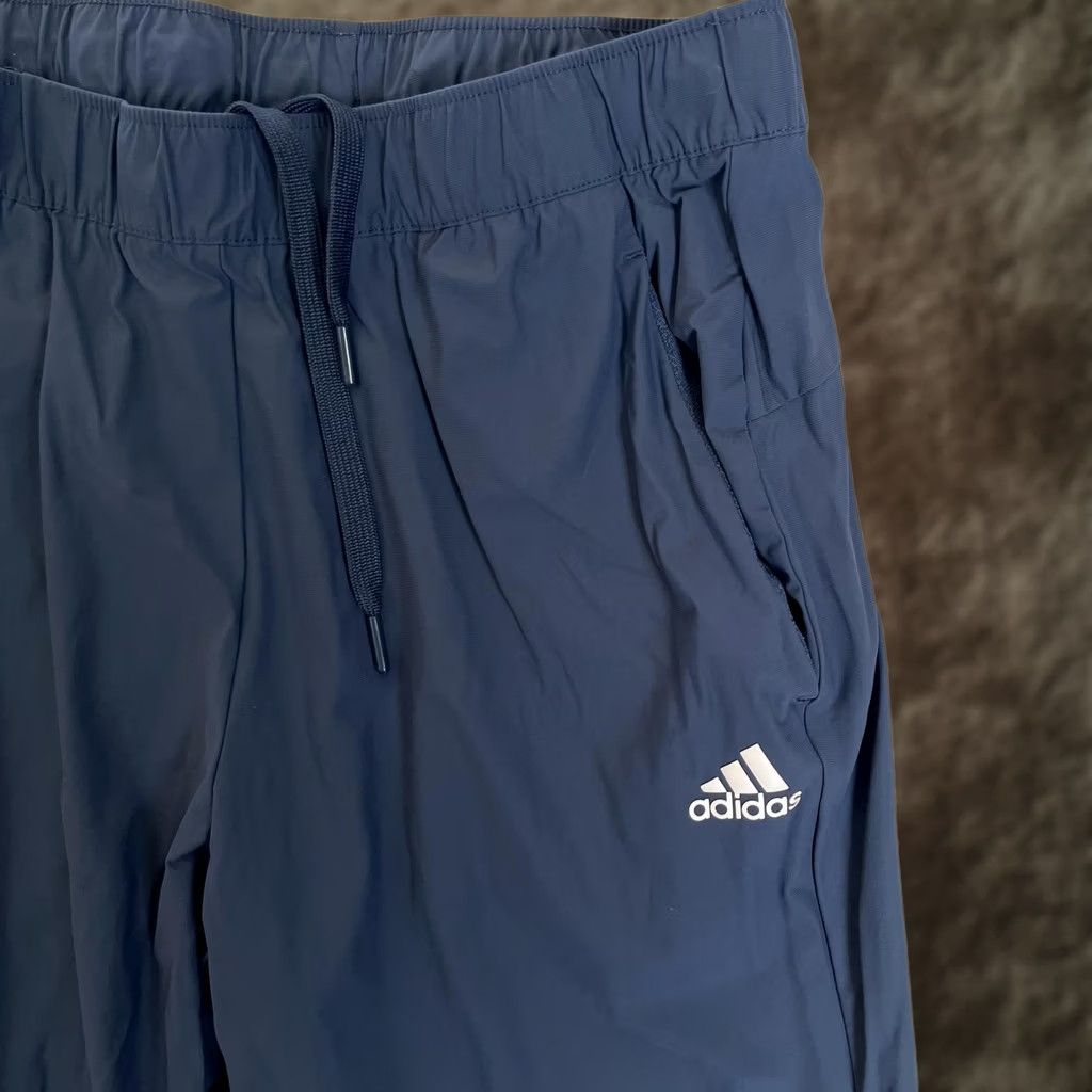 Adidas Adidas Golf Pants Mens Medium Blue Joggers Lightweight Quick Dry Slim Fit Woven Size US 31 - 1 Thumbnail