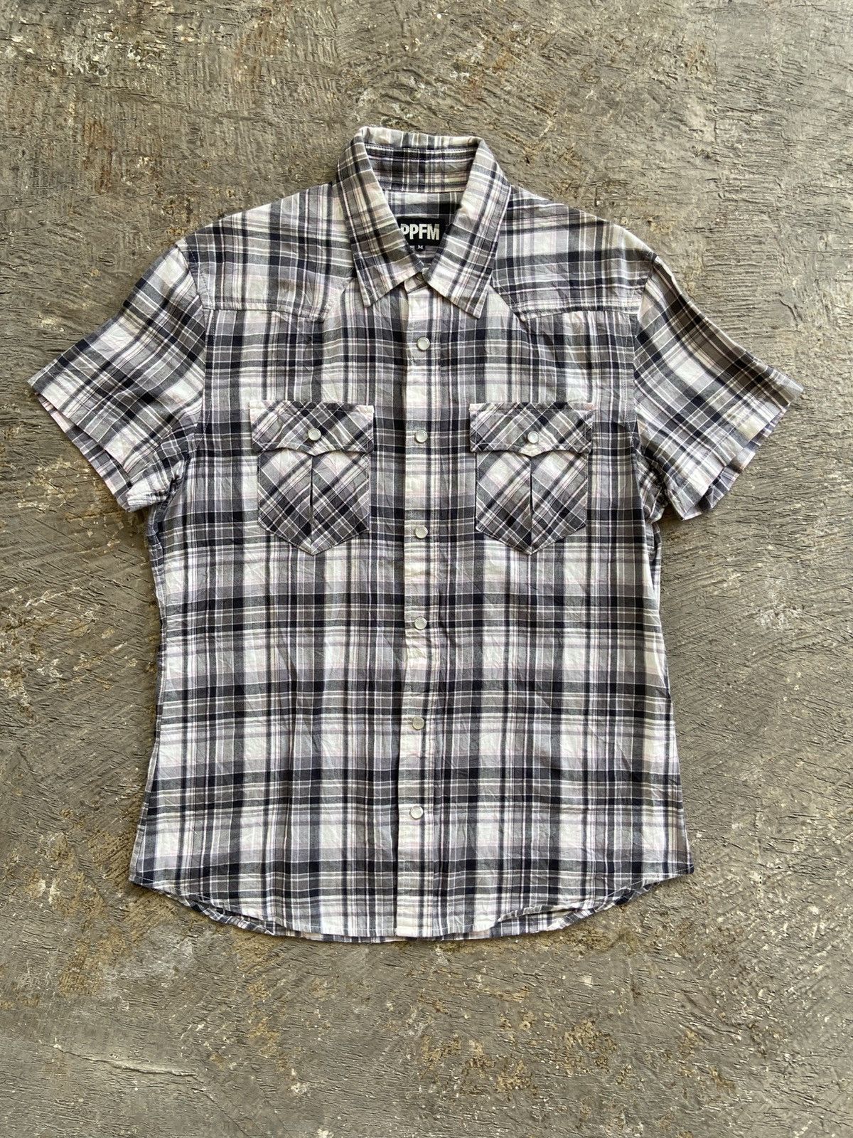 2000s PPFM - Western Style Snap Button Shirt