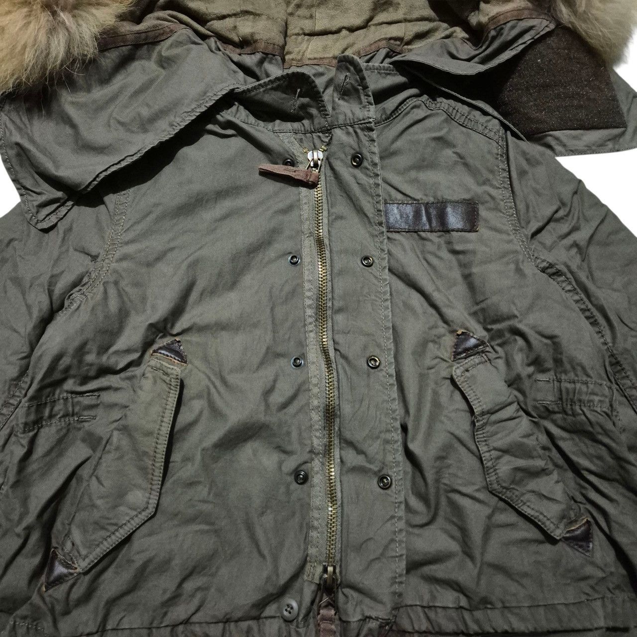 GOA Vintage goa military zip fur hoodie Size US M / EU 48-50 / 2 - 12 Thumbnail