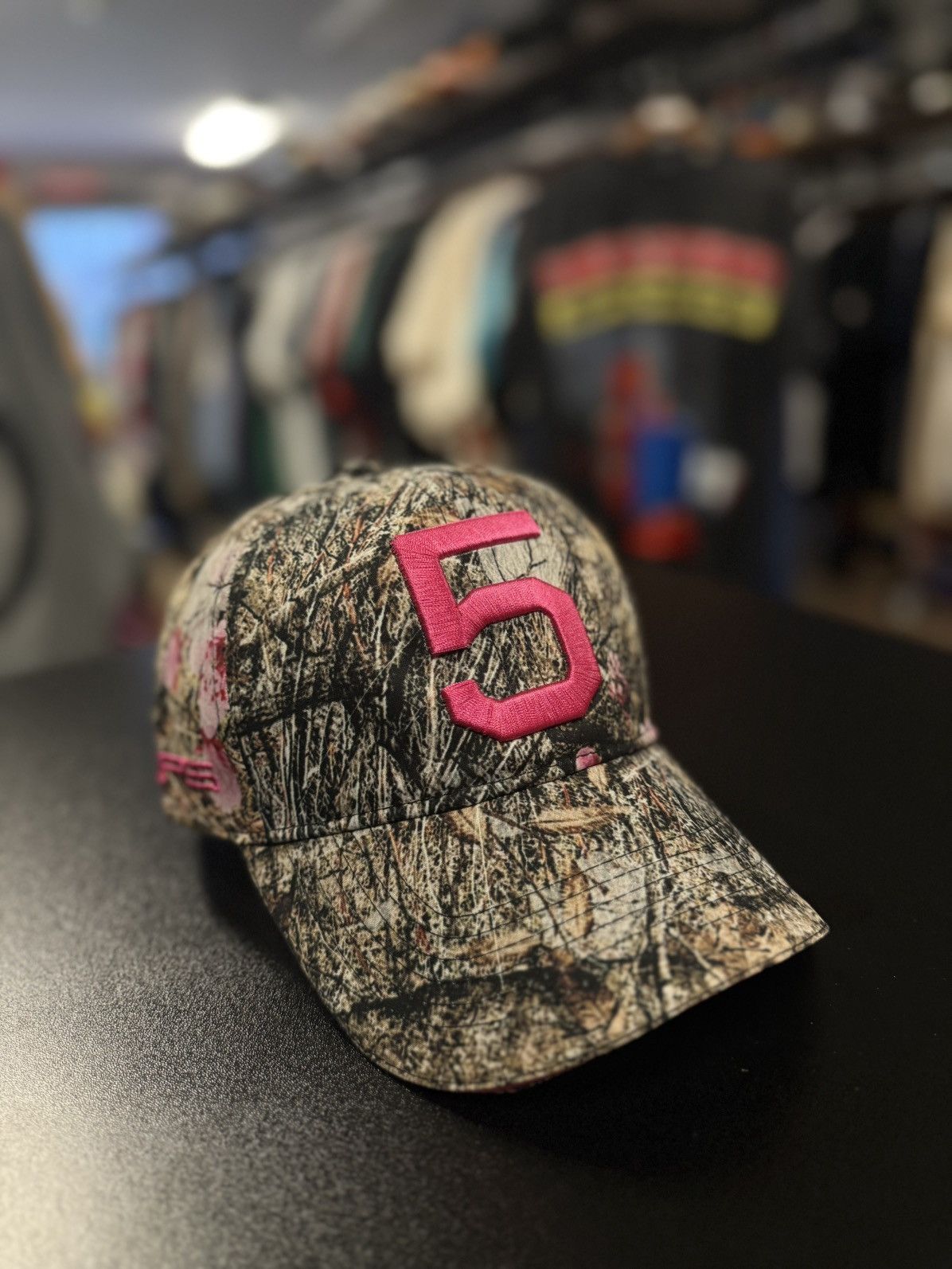 Sp5der SP5DER Camo SnapBack Hat “5” Pink Camo New Size ONE SIZE - 2 Thumbnail