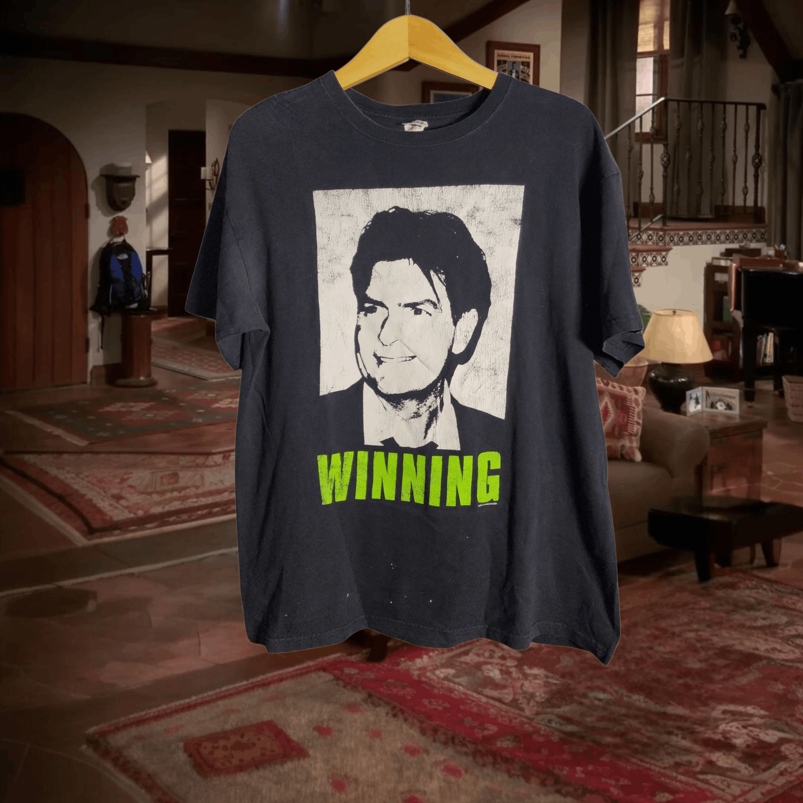 Charlie Sheen Two and a Half Men shirt Winning Tee